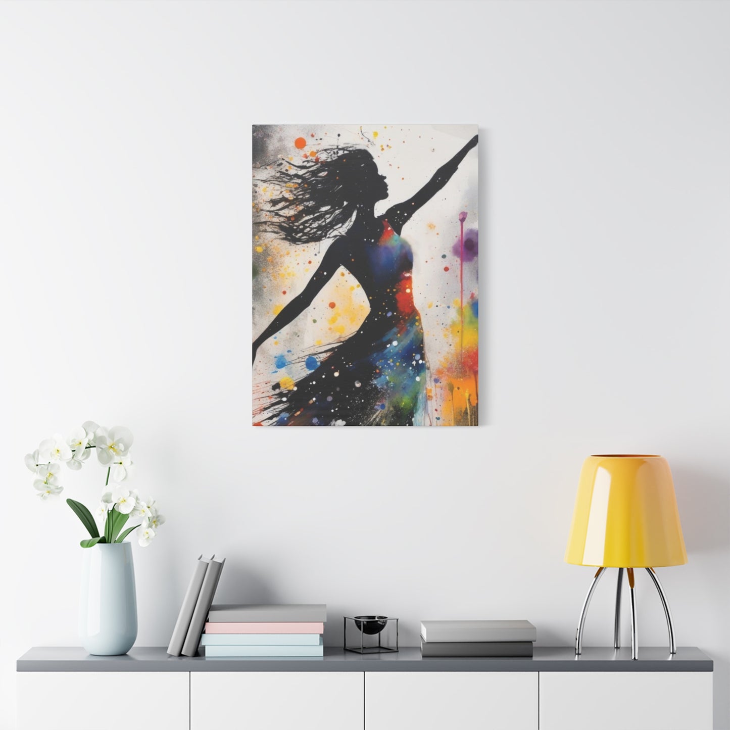 Abstract Art Canvas Print – Modern Wall Art, Matte Canvas, Ready to Hang, Home & Office Décor, Modern Wall Décor, Stretched Canvas Print, Modern Art Decor, Dance Wall Art, Vibrant Home Decoration