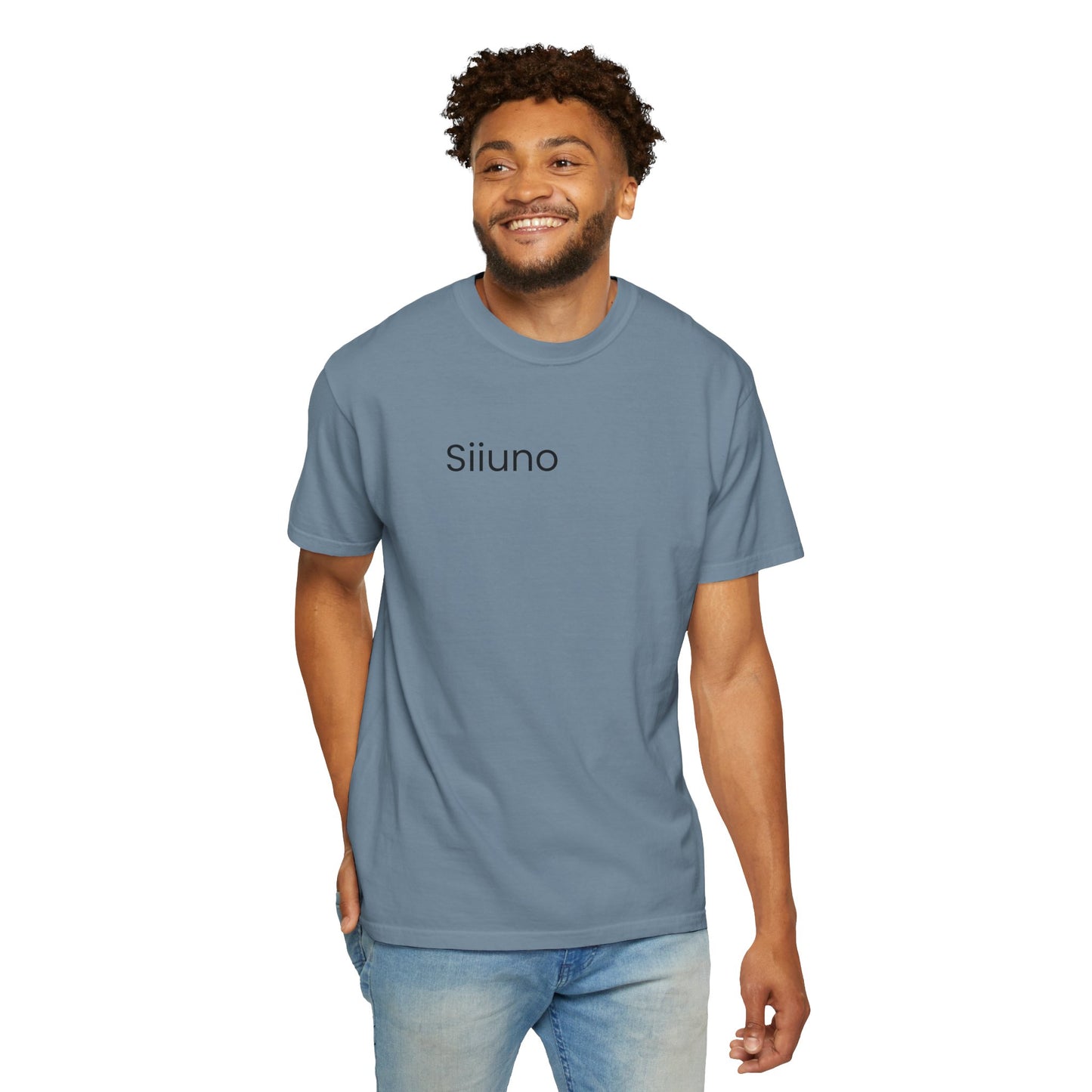 Siiuno Garment-Dyed T-shirt for Everyday Comfort, Unisex Tee for Casual Wear, Gift for Friends, Relaxed Style Tee, Versatile Summer Top