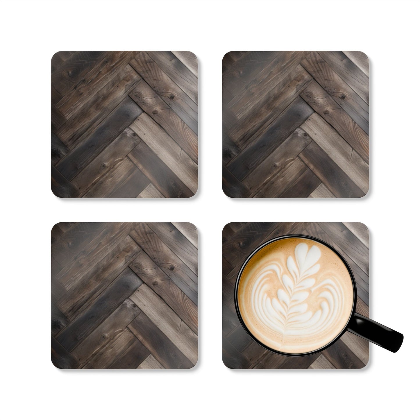 Rustic Corkwood Coaster Set - Perfect for Home Decor & Hostess Gifts