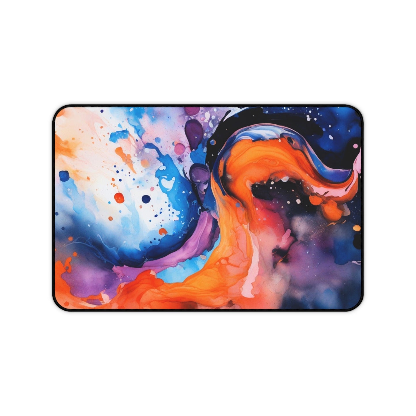 Large Gaming Mouse Pad – Premium Mouse Pad & Tech Accessory for Home & Office, Premium Desk Mat, Gaming Mouse Pad, Non-slip. Abstract Color Splash Desk Mat — Vibrant Fluid Art Mouse Pad