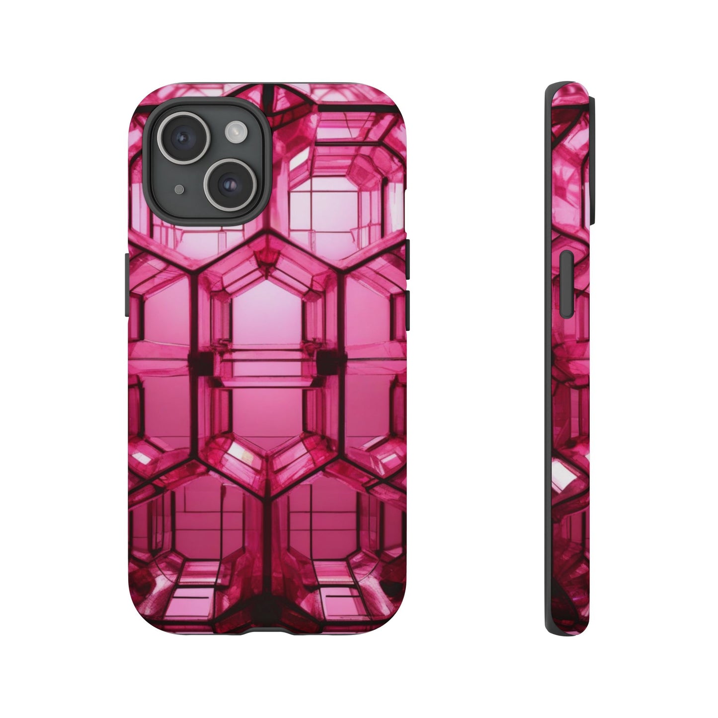 Stylish Pink Phone Case for iPhone 17/16/15/14, Gifts for Her