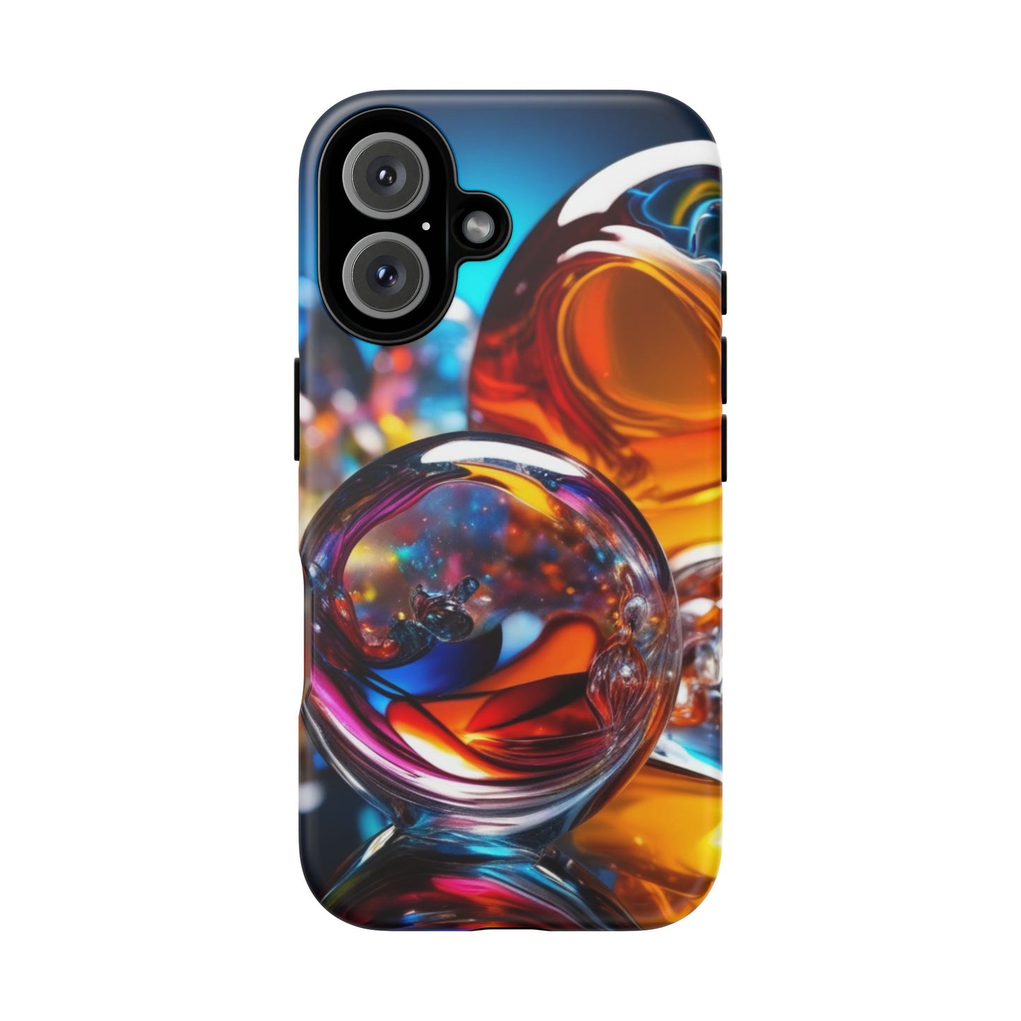 iPhone Tough Case Phone Case for iPhone 14\15\16 – Dual Layer, Matte/Glossy Finish, Wireless Charging Compatible