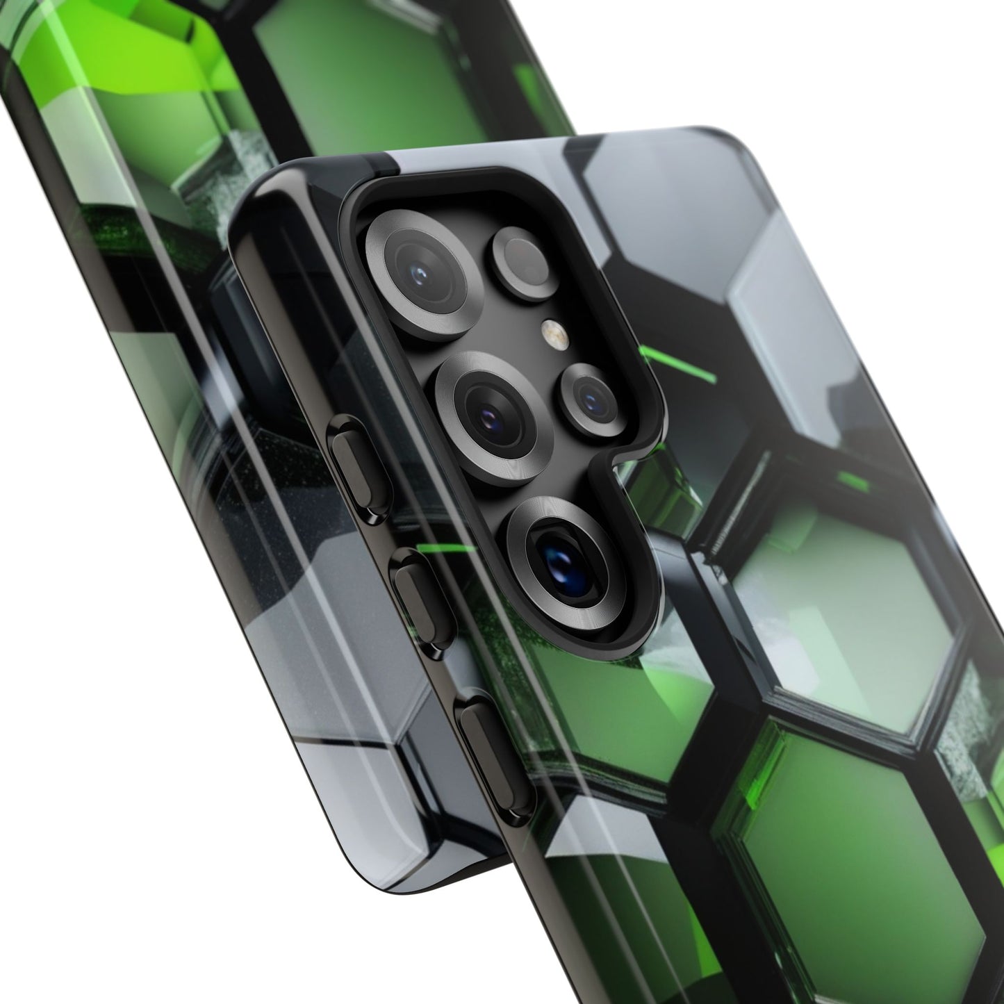 Tough Case Phone Case for Samsung Galaxy S25/S24– Dual Layer, Matte/Glossy Finish, Wireless Charging Compatible