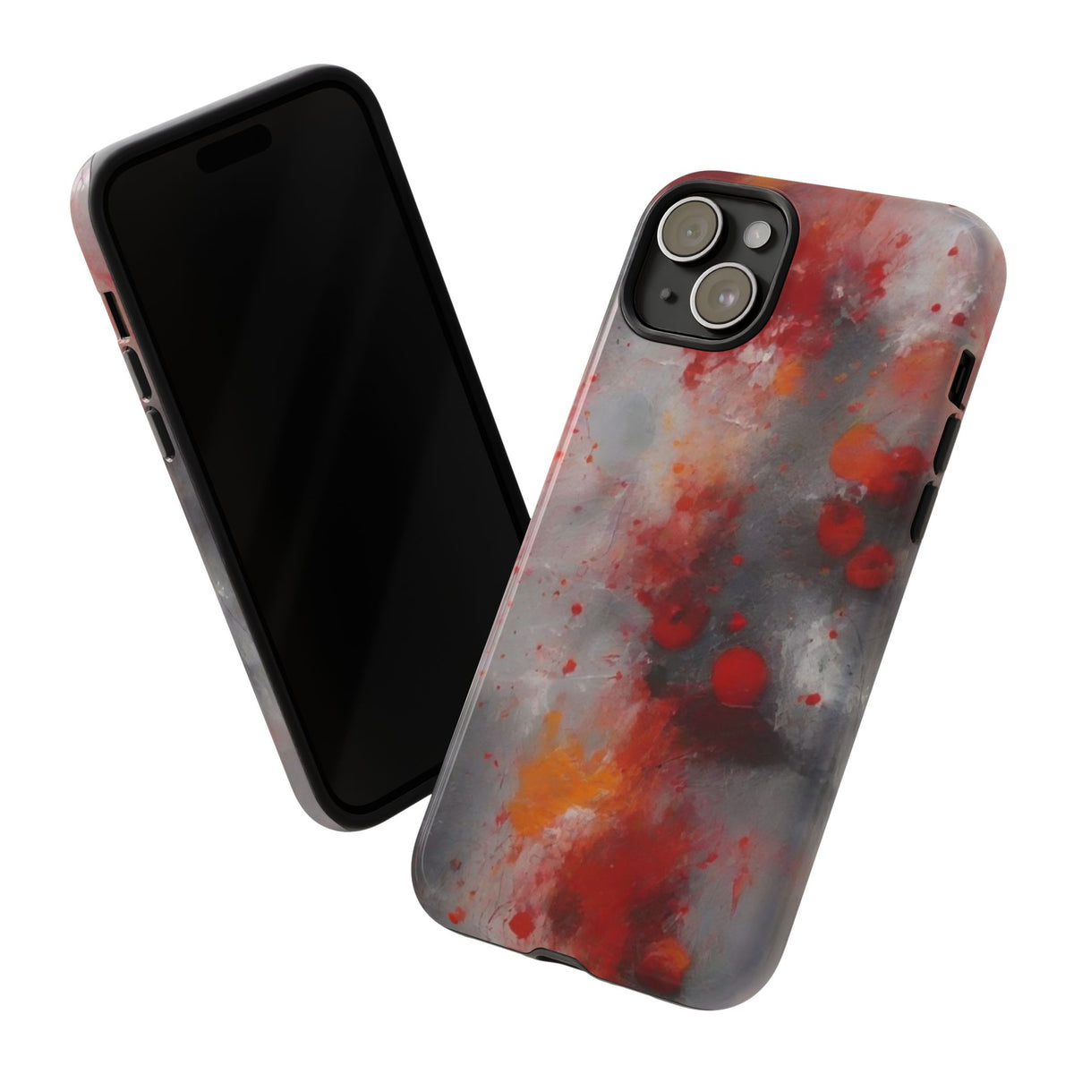 iPhone Tough Case Phone Case for iPhone 14\15\16\17 – Dual Layer, Matte/Glossy Finish, Wireless Charging Compatible