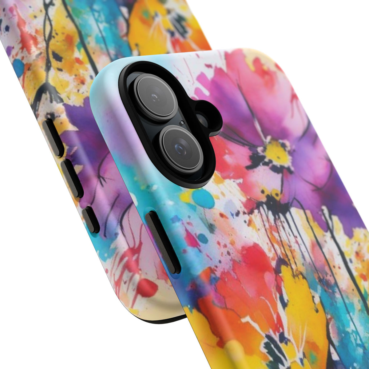 Tough Case Phone Case for iPhone 14,15,16 – Dual Layer, Matte/Glossy Finish, Wireless Charging Compatible