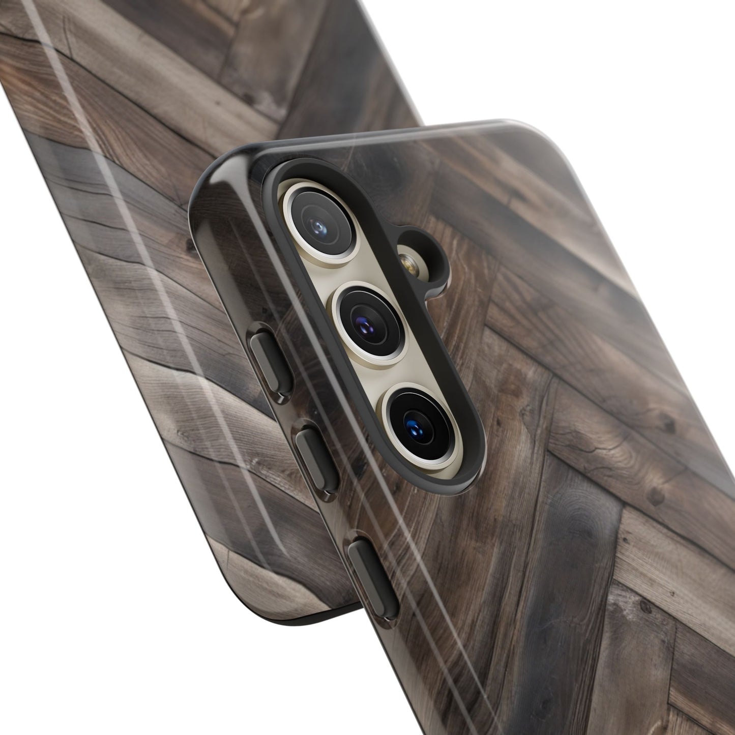 Herringbone Phone Case for Samsung Galaxy S25/S24/S23 - Tough and Stylish Protection