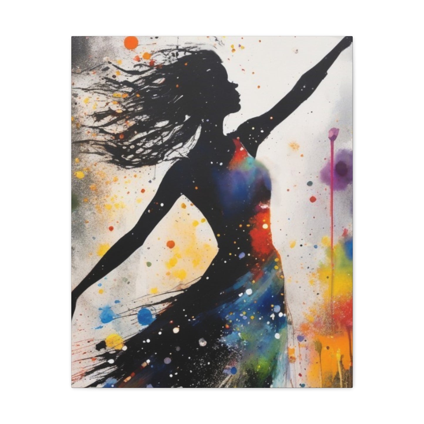 Abstract Art Canvas Print – Modern Wall Art, Matte Canvas, Ready to Hang, Home & Office Décor, Modern Wall Décor, Stretched Canvas Print, Modern Art Decor, Dance Wall Art, Vibrant Home Decoration