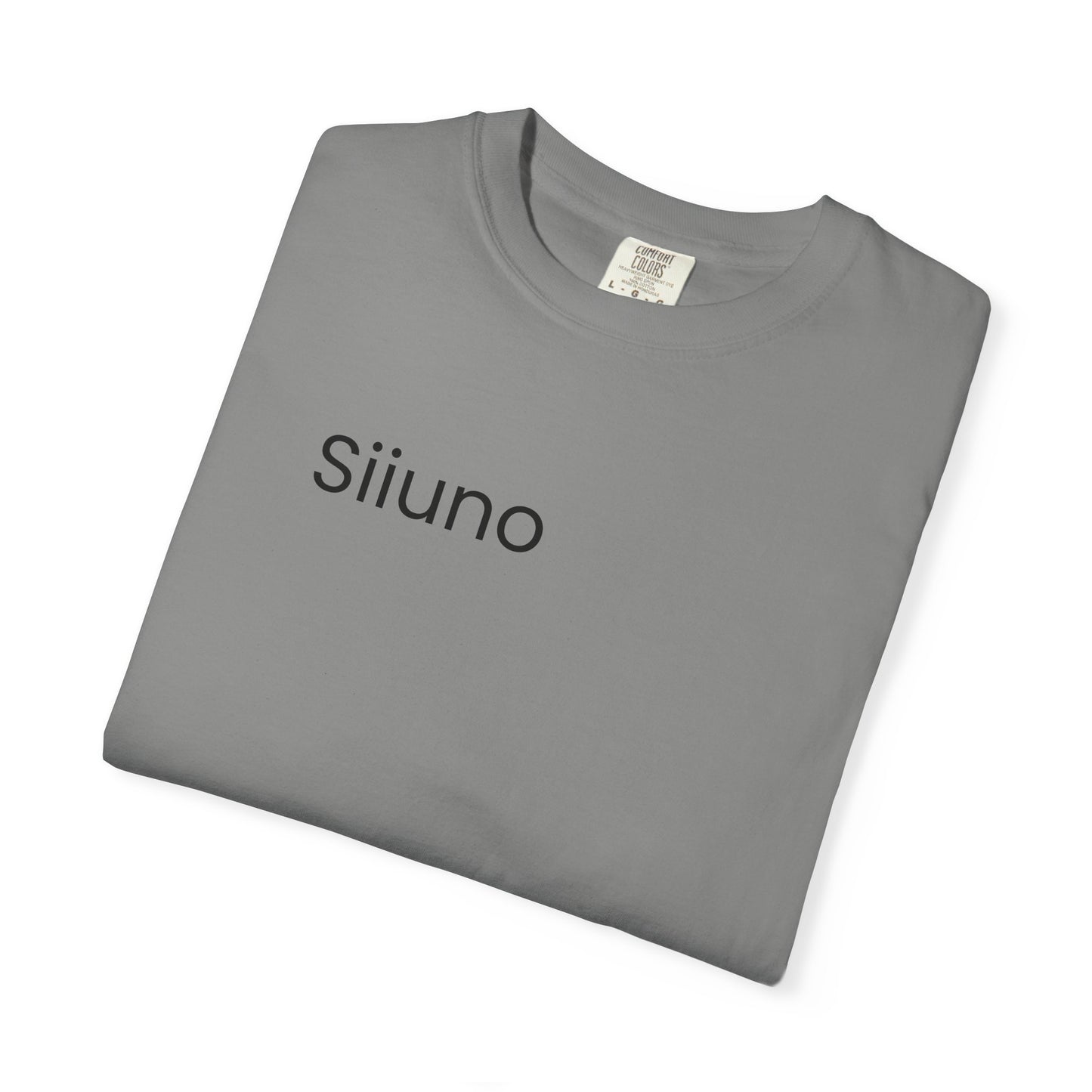 Siiuno Garment-Dyed T-shirt for Everyday Comfort, Unisex Tee for Casual Wear, Gift for Friends, Relaxed Style Tee, Versatile Summer Top