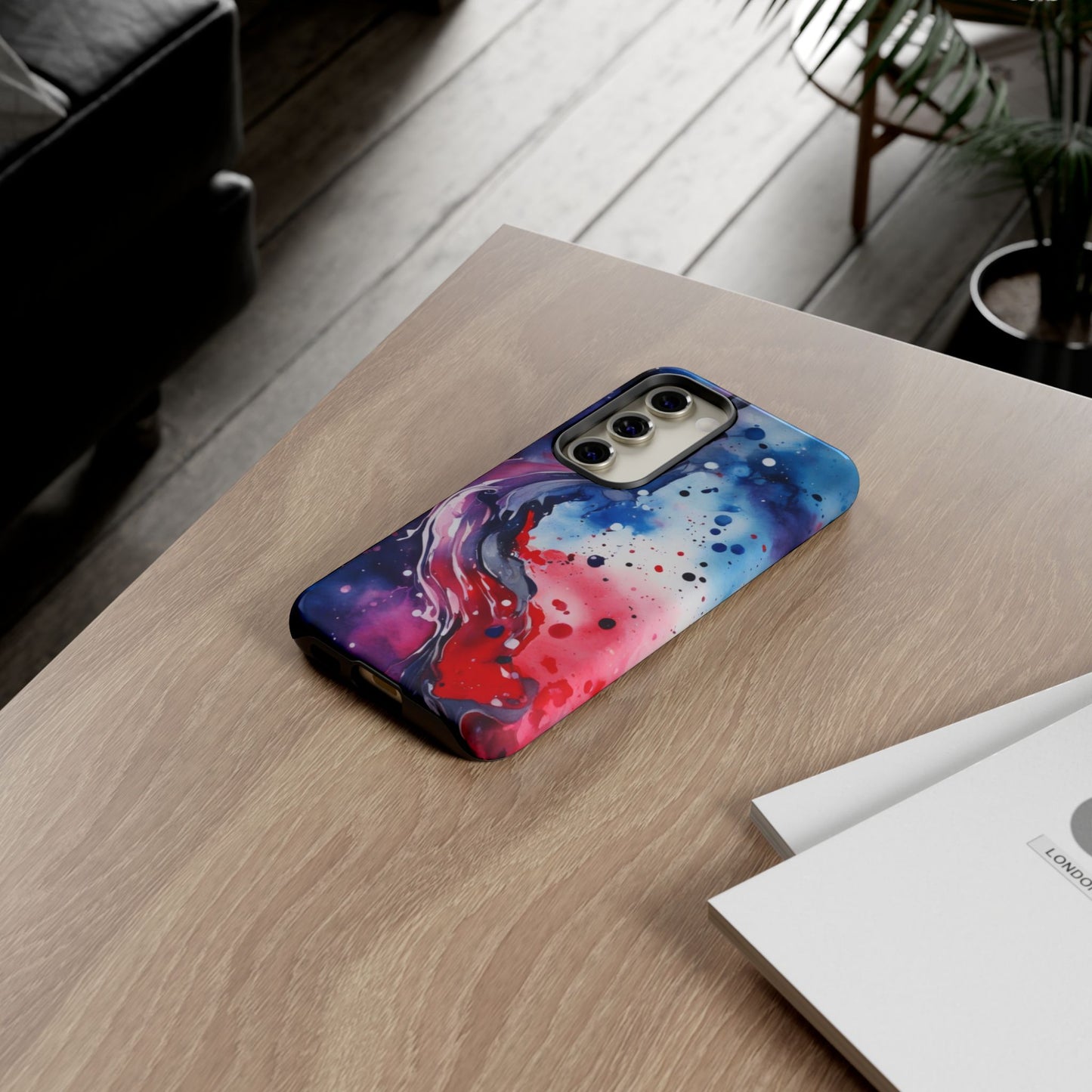 Galaxy Abstract Tough Phone case for Samsung Galaxy S25/S24/S23 – Vibrant Nebula Protective Cover