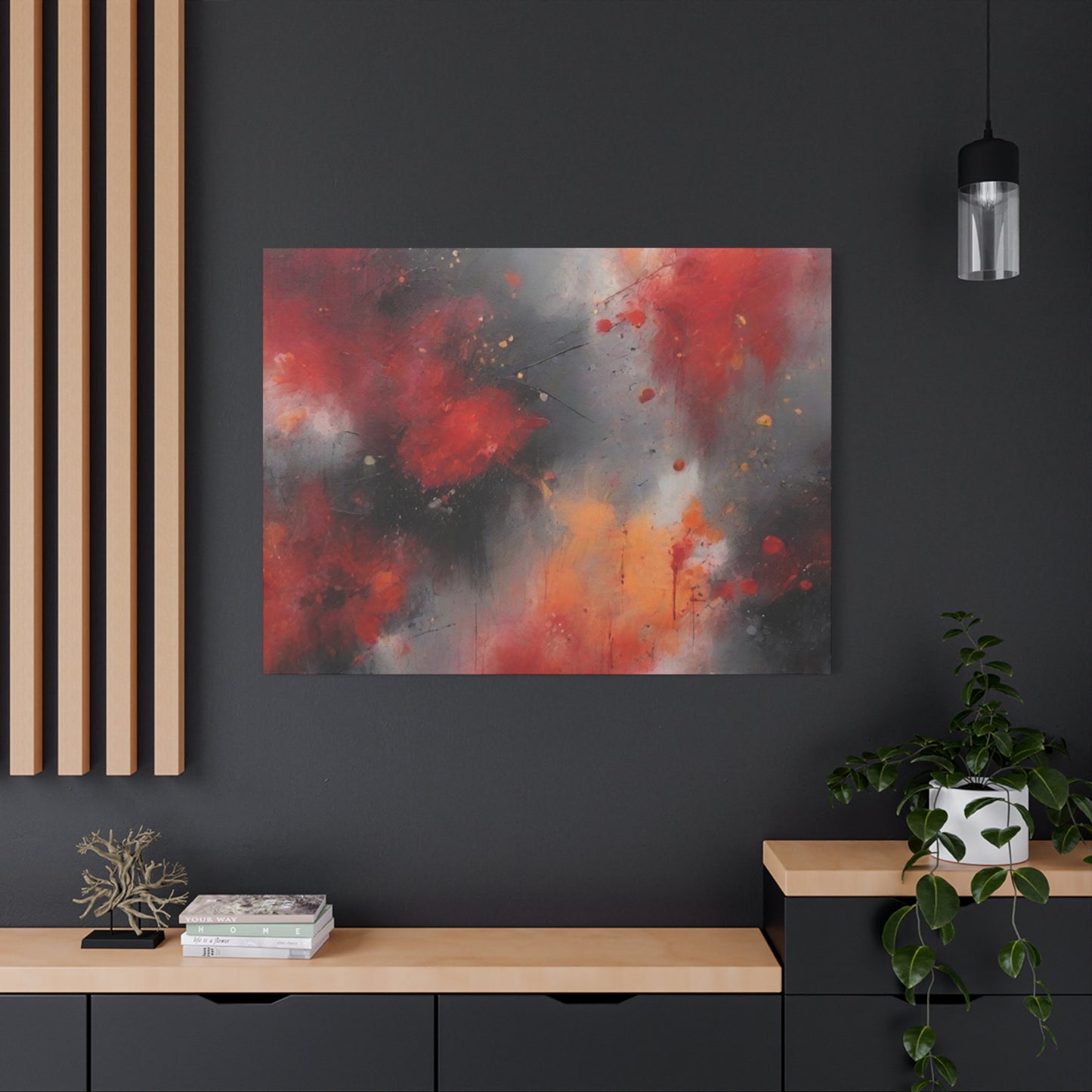 Abstract Art Canvas Print – Modern Wall Art, Digital Artwork, Matte Canvas, Ready to Hang, Home & Office Décor, Modern Wall Décor