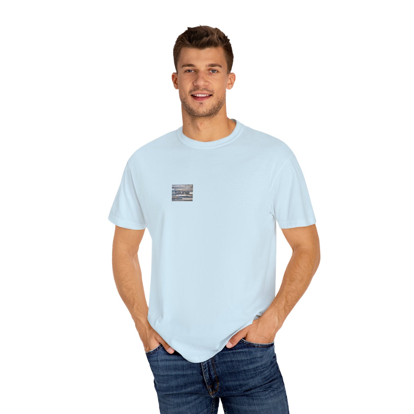 Garment-Dyed T-Shirt with Unique Design, Casual Tee, Vintage-Inspired Shirt, Everyday Wear, Stylish Summer Top
