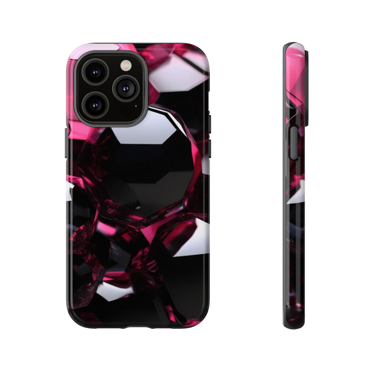 iPhone Tough Case Phone Case for iPhone 14\15\16\17 – Dual Layer, Matte/Glossy Finish, Wireless Charging Compatible