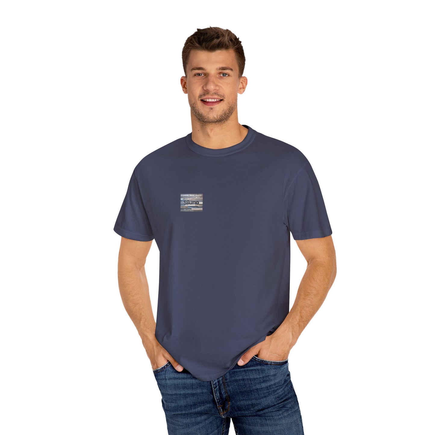 Garment-Dyed T-Shirt with Unique Design, Casual Tee, Vintage-Inspired Shirt, Everyday Wear, Stylish Summer Top