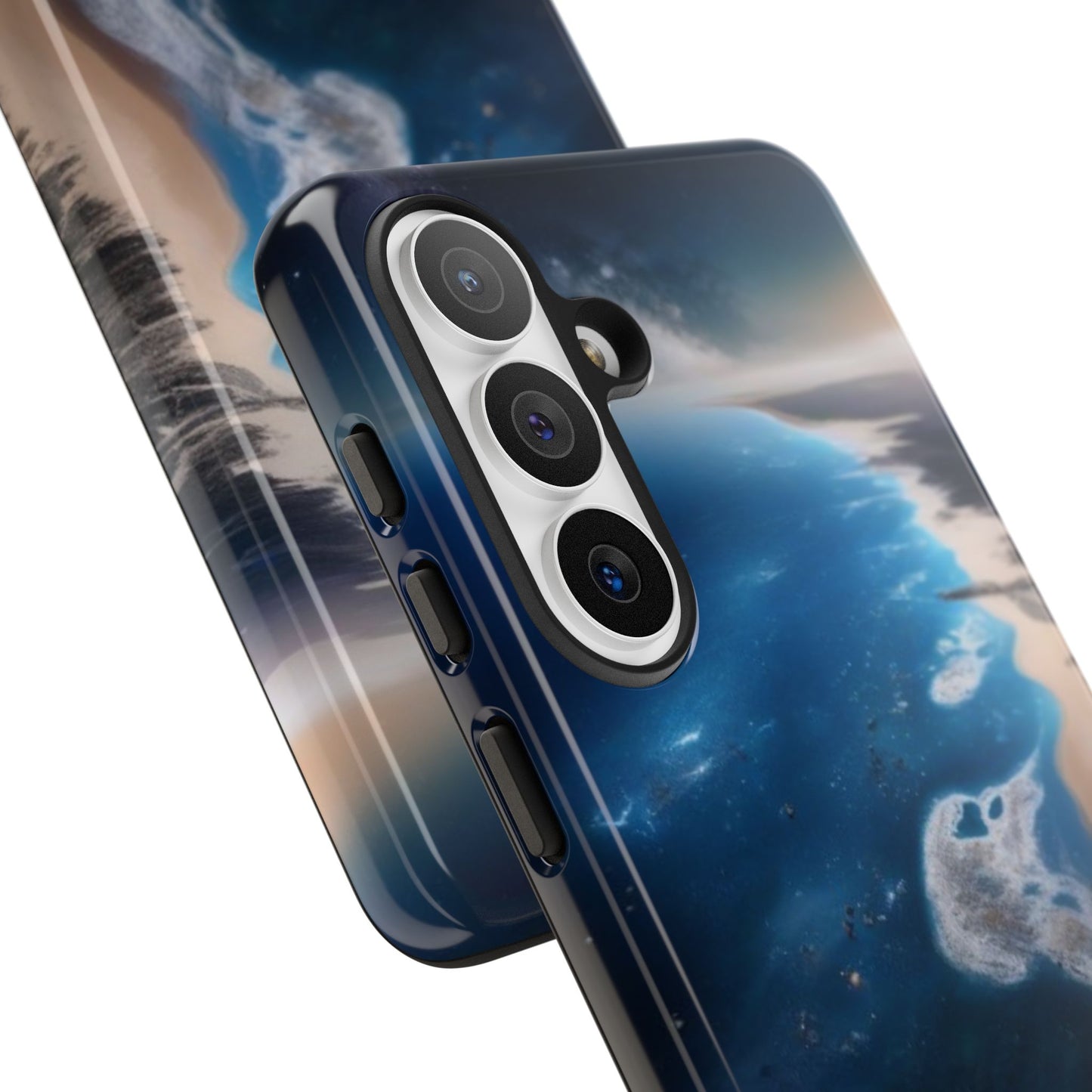 Tough Case Phone Case for Samsung Galaxy S26/S25/S24/S23/S22 – Dual Layer, Matte/Glossy Finish, Wireless Charging CompatibleOcean Wave Phone Case - Tough, Stylish Protection for Beach Lovers
