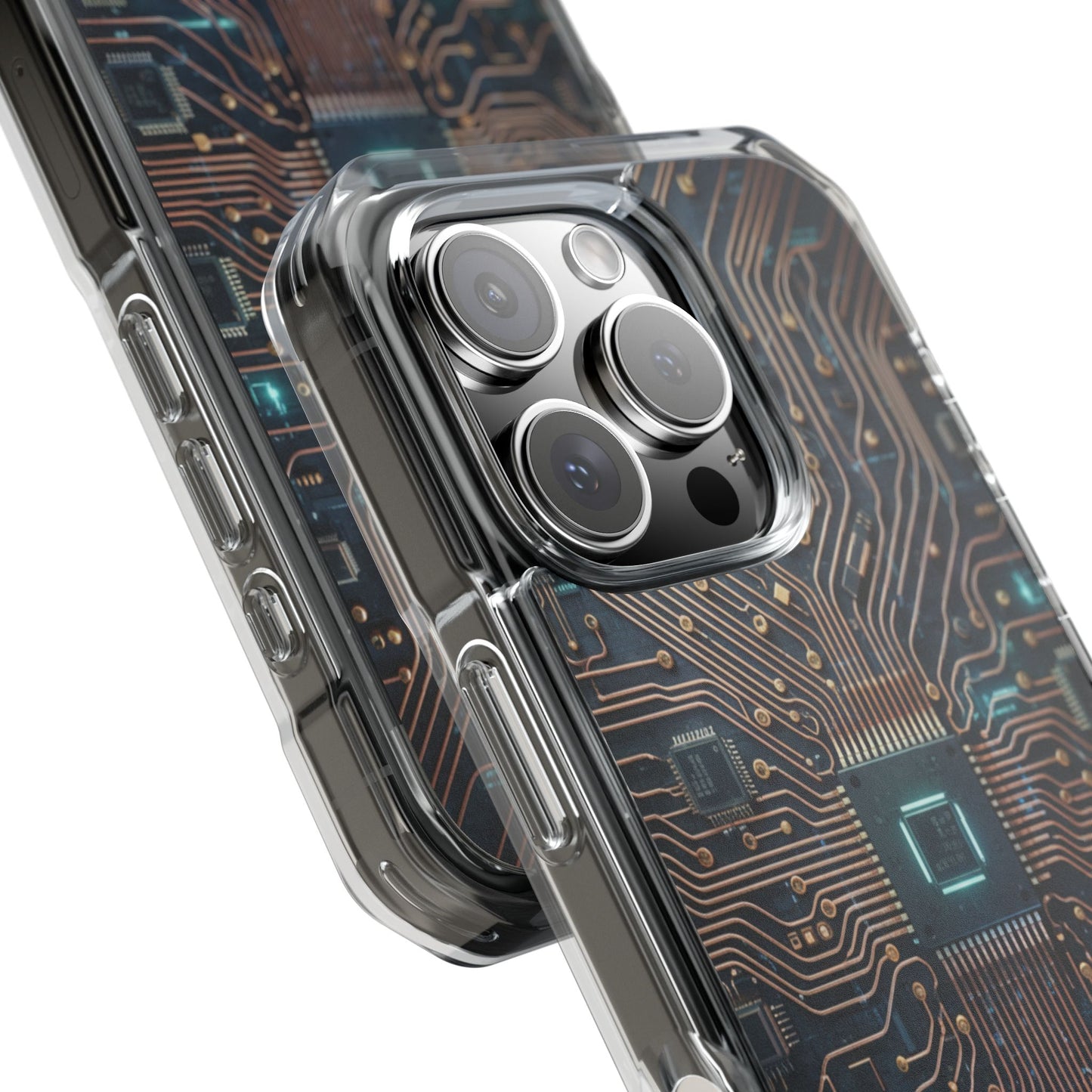 Magnetic Impact Phone Case for iPhone 17/16/15/14. Magnetic Impact Phone Case — Cyber Circuit Design