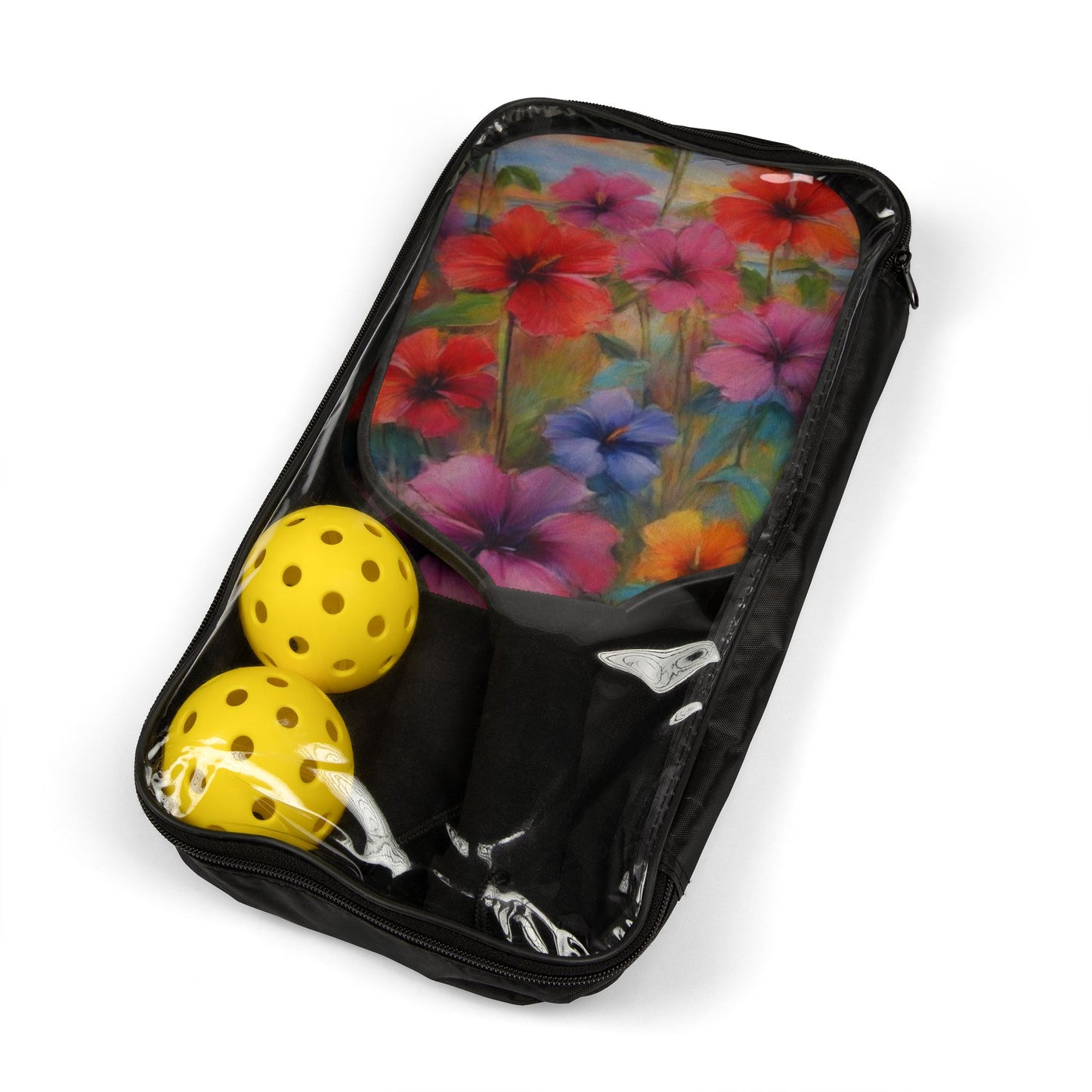 Pickleball Kit – Durable Wooden Paddles, Portable Set with Balls & Carry Bag for All Skill Levels - Perfect for Outdoor Fun!