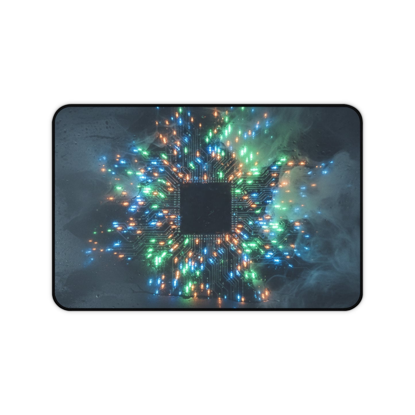 Large Gaming Mouse Pad – Premium Mouse Pad & Tech Accessory for Home & Office, Premium Desk Mat, Gaming Mouse Pad, Non-slip, Tech Core LED Burst Desk Mat — RGB Circuit Gamer Mouse Pad