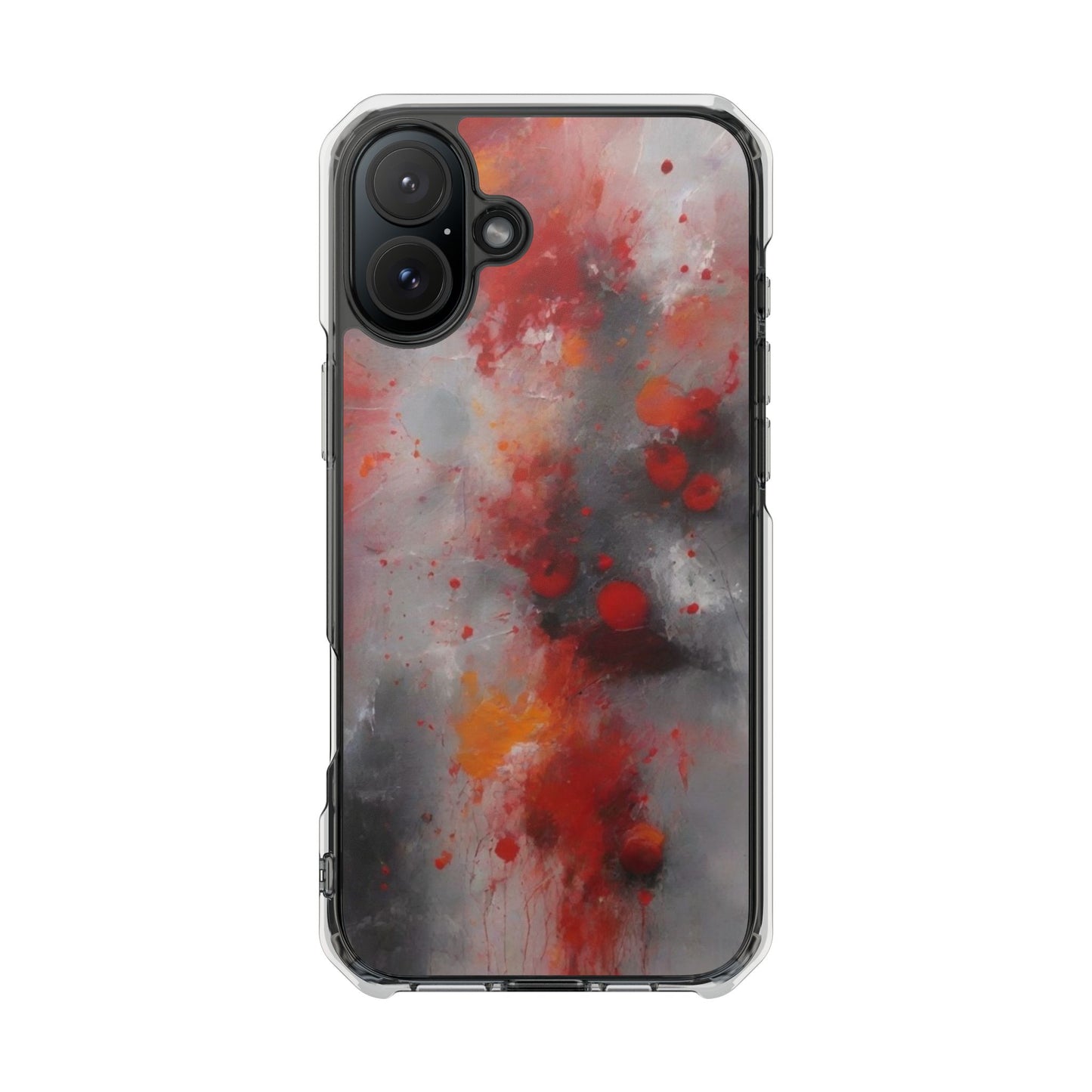 Magnetic Phone Case for iPhone 16/15/14 | Stylish Clear Impact Case, Trendy Protection for iPhone, Unique Gifts for Tech Lovers, Modern Aesthetic