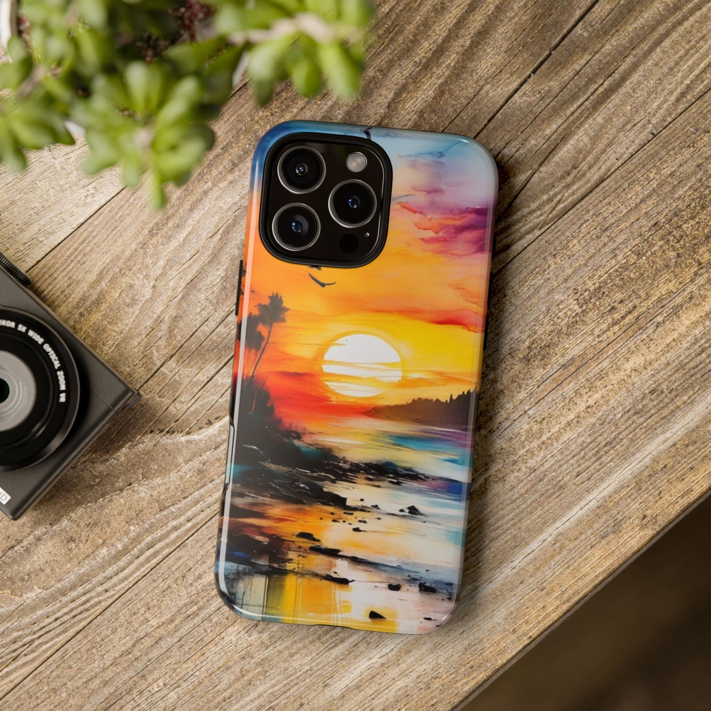 iPhone Tough Case Phone Case for iPhone 16/16 Plus/16 Pro/16 Pro Max – Dual Layer, Matte/Glossy Finish, Wireless Charging Compatible