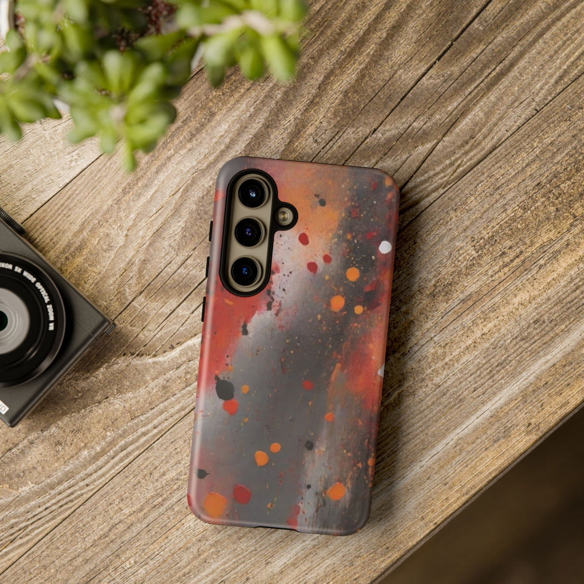 Tough Case Phone Case for Samsung Galaxy S25/S24 – Dual Layer, Matte/Glossy Finish, Wireless Charging Compatible