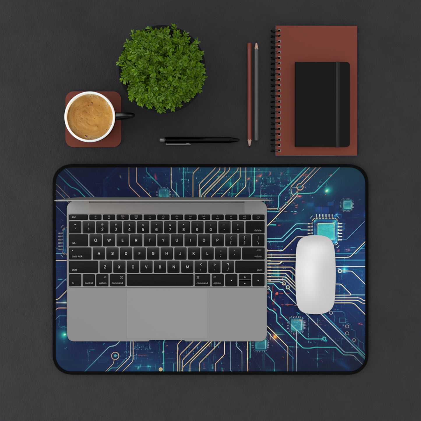 Large Gaming Mouse Pad – Premium Mouse Pad & Tech Accessory for Home & Office, Premium Desk Mat, Gaming Mouse Pad, Non-slip, Circuit Board Desk Mat — Tech Gamer Computer Mouse Pad