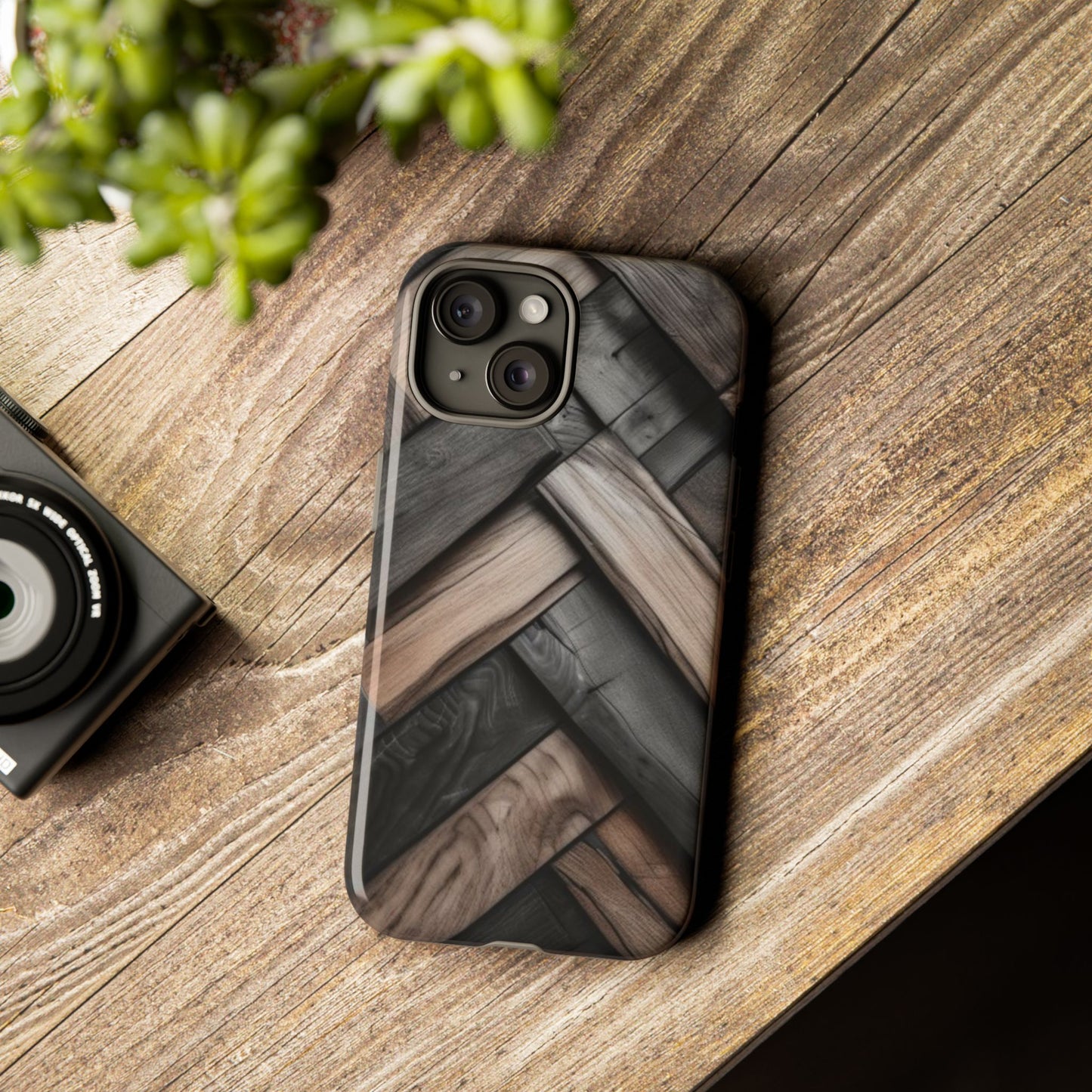 iPhone Tough Case Phone Case for iPhone 14\15\16\17 – Dual Layer, Matte/Glossy Finish, Wireless Charging Compatible