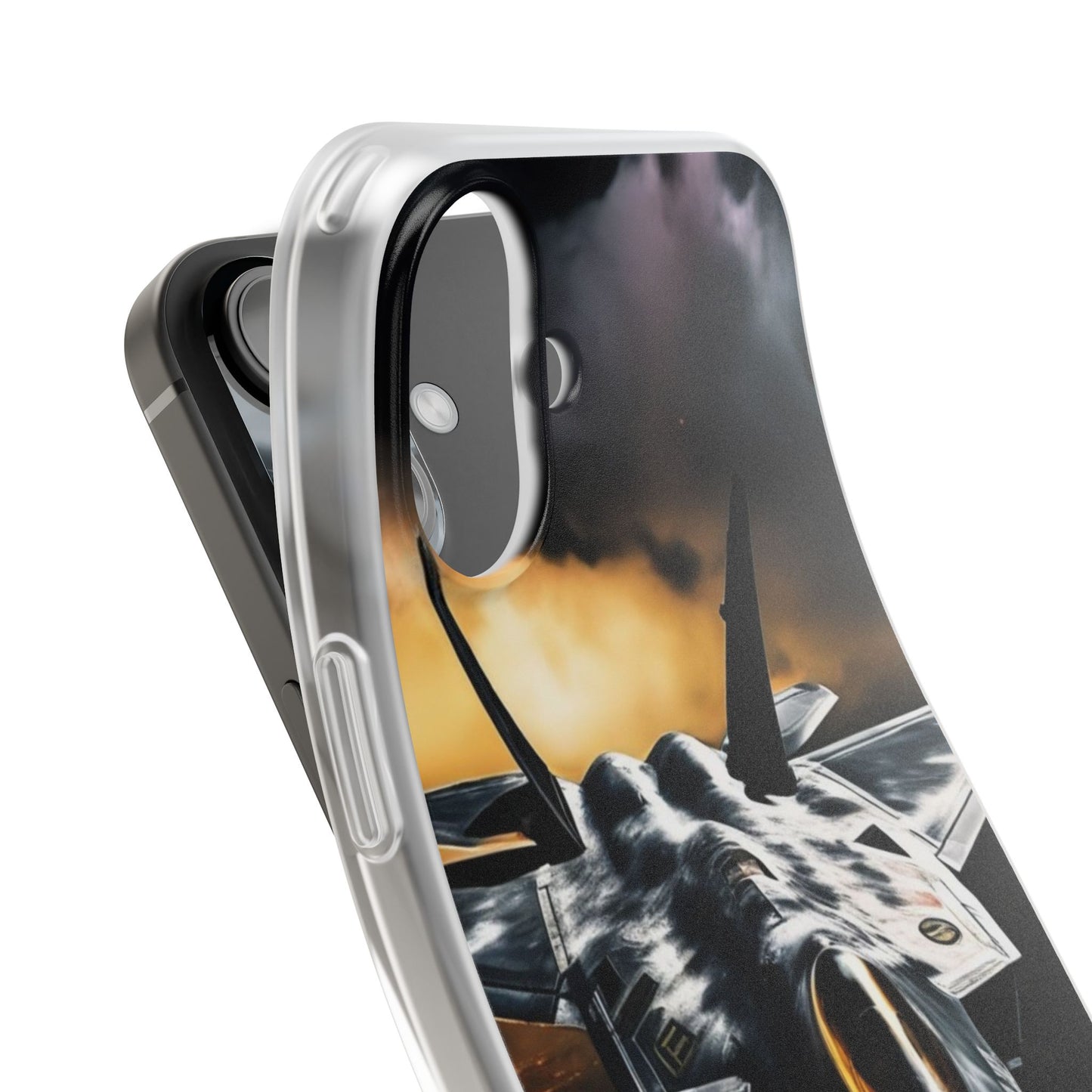 Flexi Clear TPU Case for iPhone 16 & Samsung Galaxy S25 – Slim, Lightweight, Wireless Charging Compatible