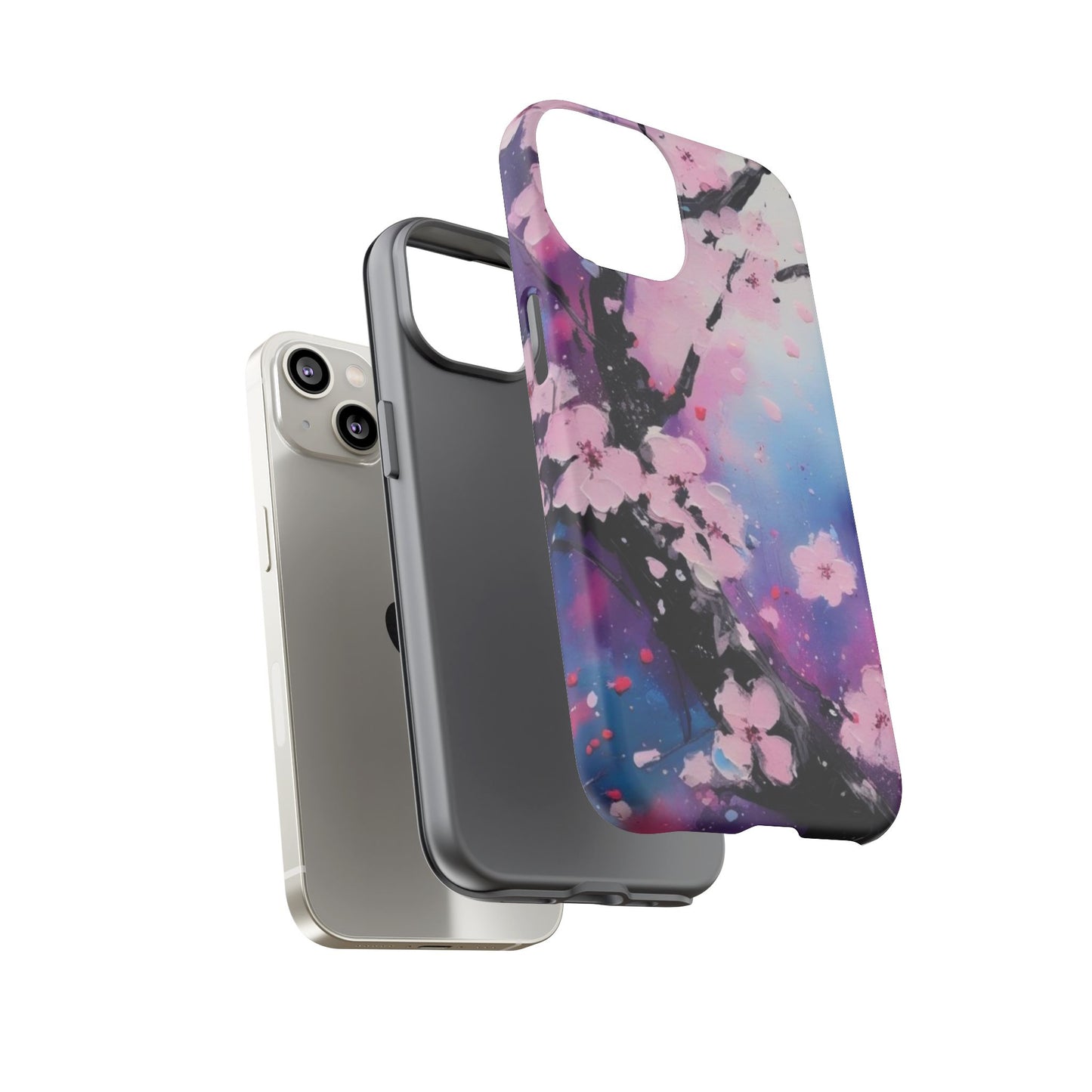 Phone Case for iPhone 17\16\15\14, Tough Phone Cover, Floral Cell Phone Case, Stylish Tech Gift, gift for her