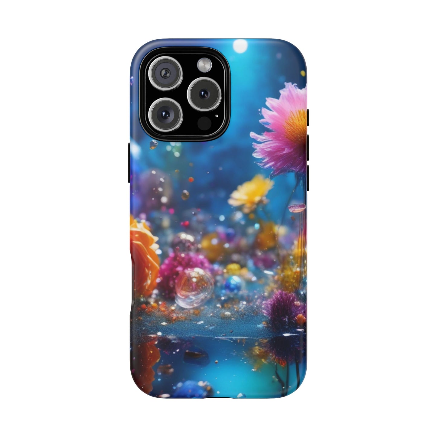 Floral Tough Phone Case for iphone 17/16/15 — Vibrant Flower Design