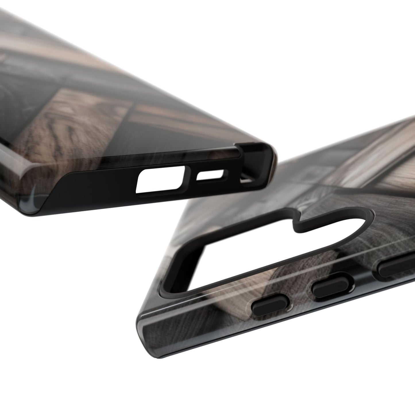Tough Case Phone Case for Samsung Galaxy S25/S24 – Dual Layer, Matte/Glossy Finish, Wireless Charging Compatible