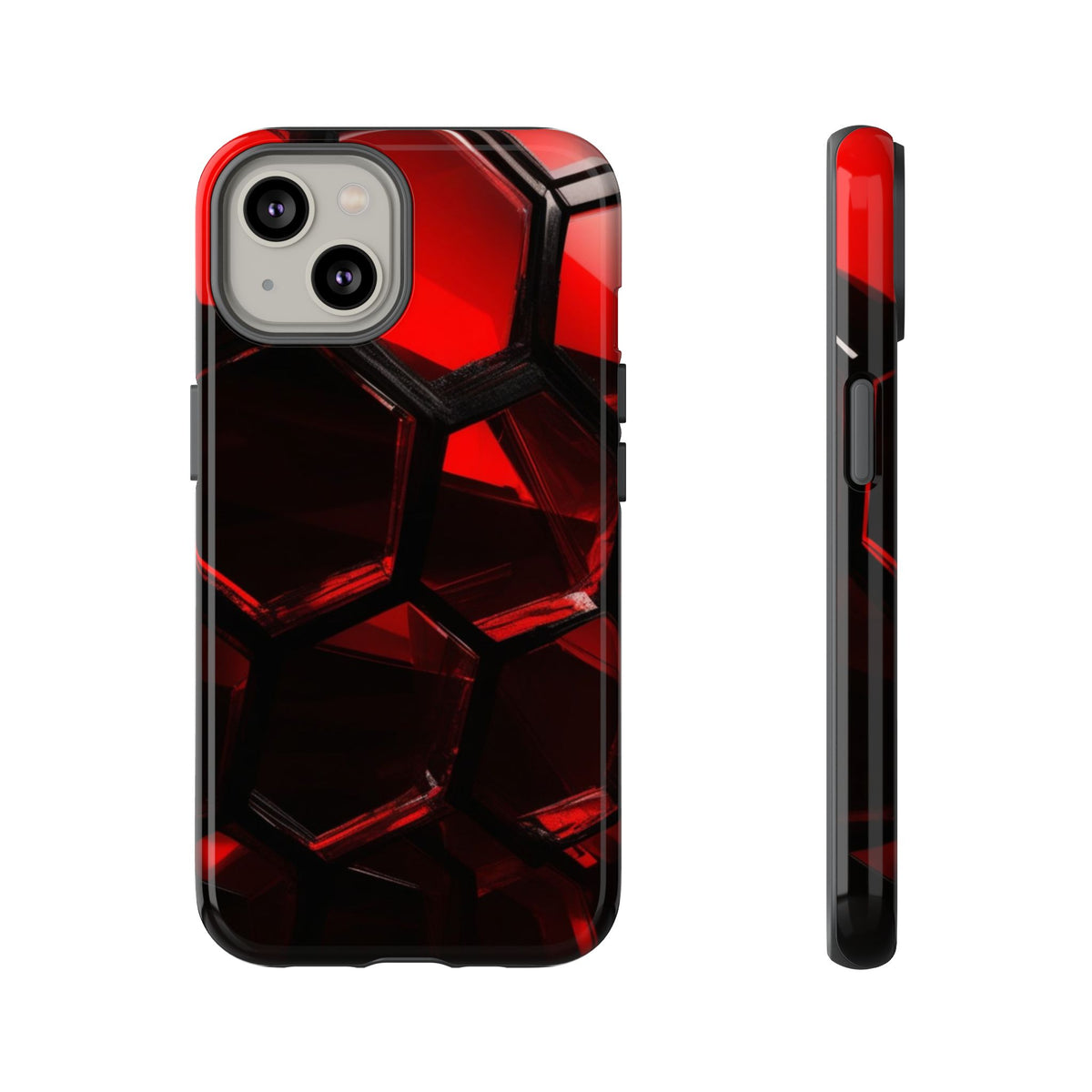 iPhone Tough Case Phone Case for iPhone 14\15\16\17 – Dual Layer, Matte/Glossy Finish, Wireless Charging Compatible