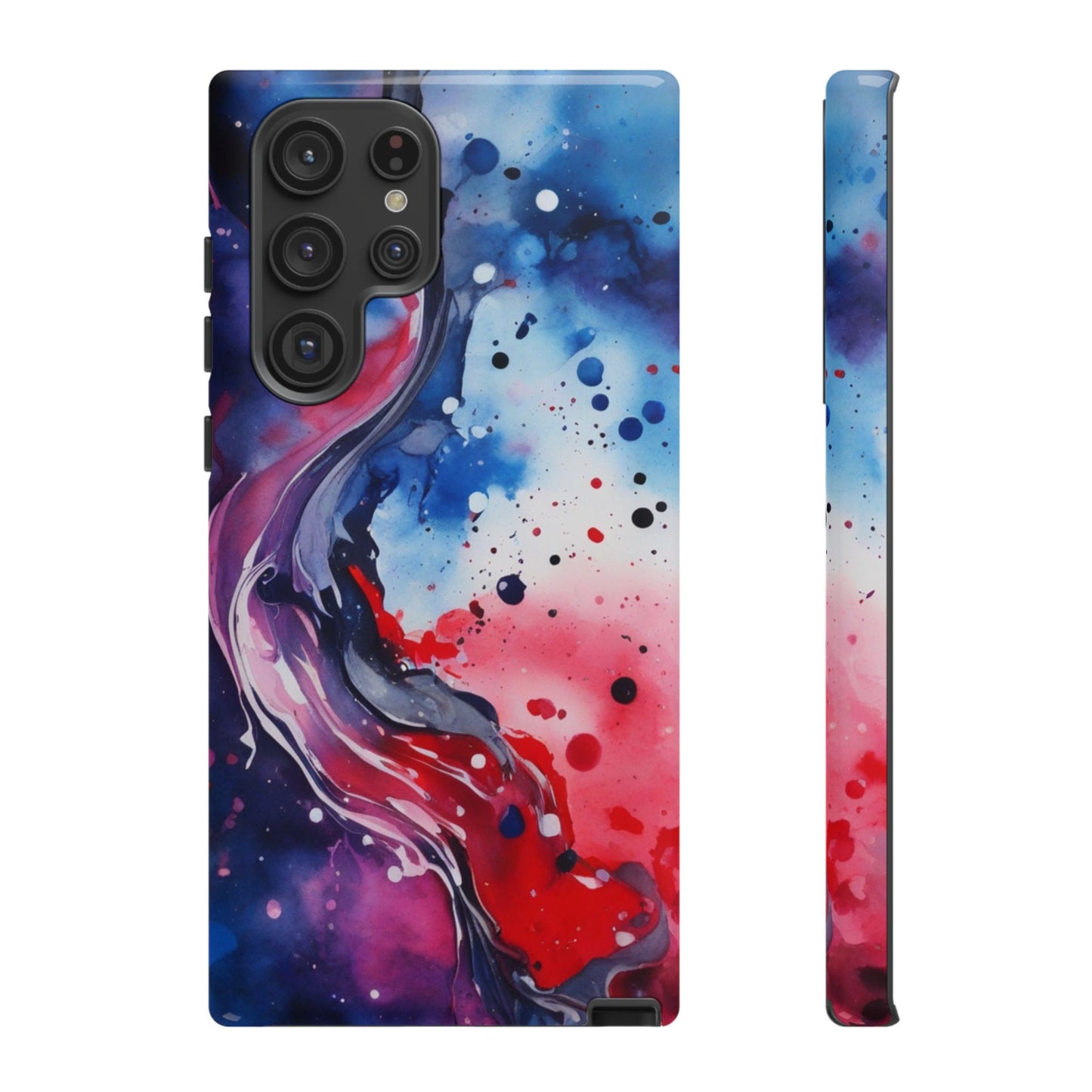 Galaxy Abstract Tough Phone case for Samsung Galaxy S26/S25/S24/S23/S22 – Vibrant Nebula Protective Cover