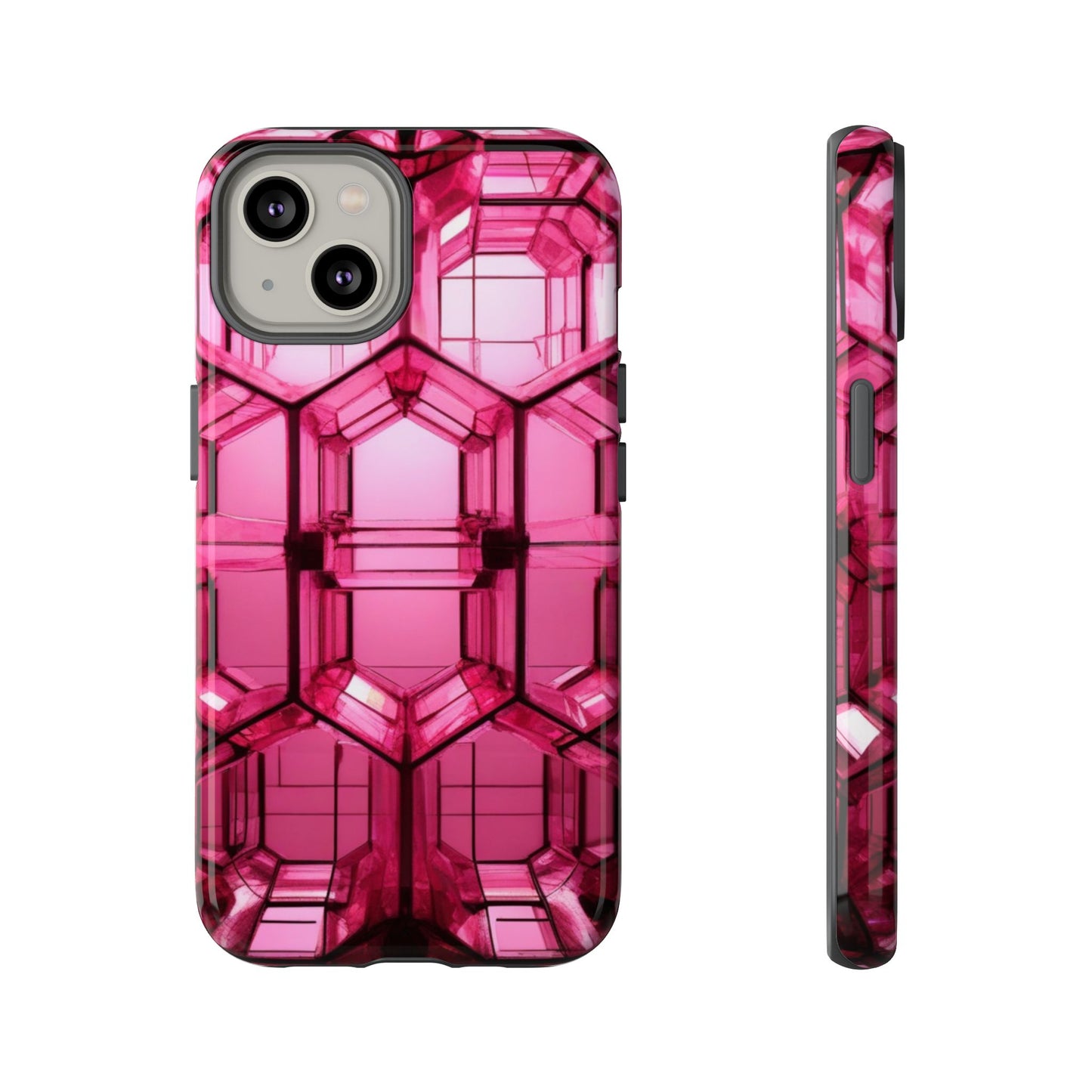 Stylish Pink Phone Case for iPhone 17/16/15/14, Gifts for Her
