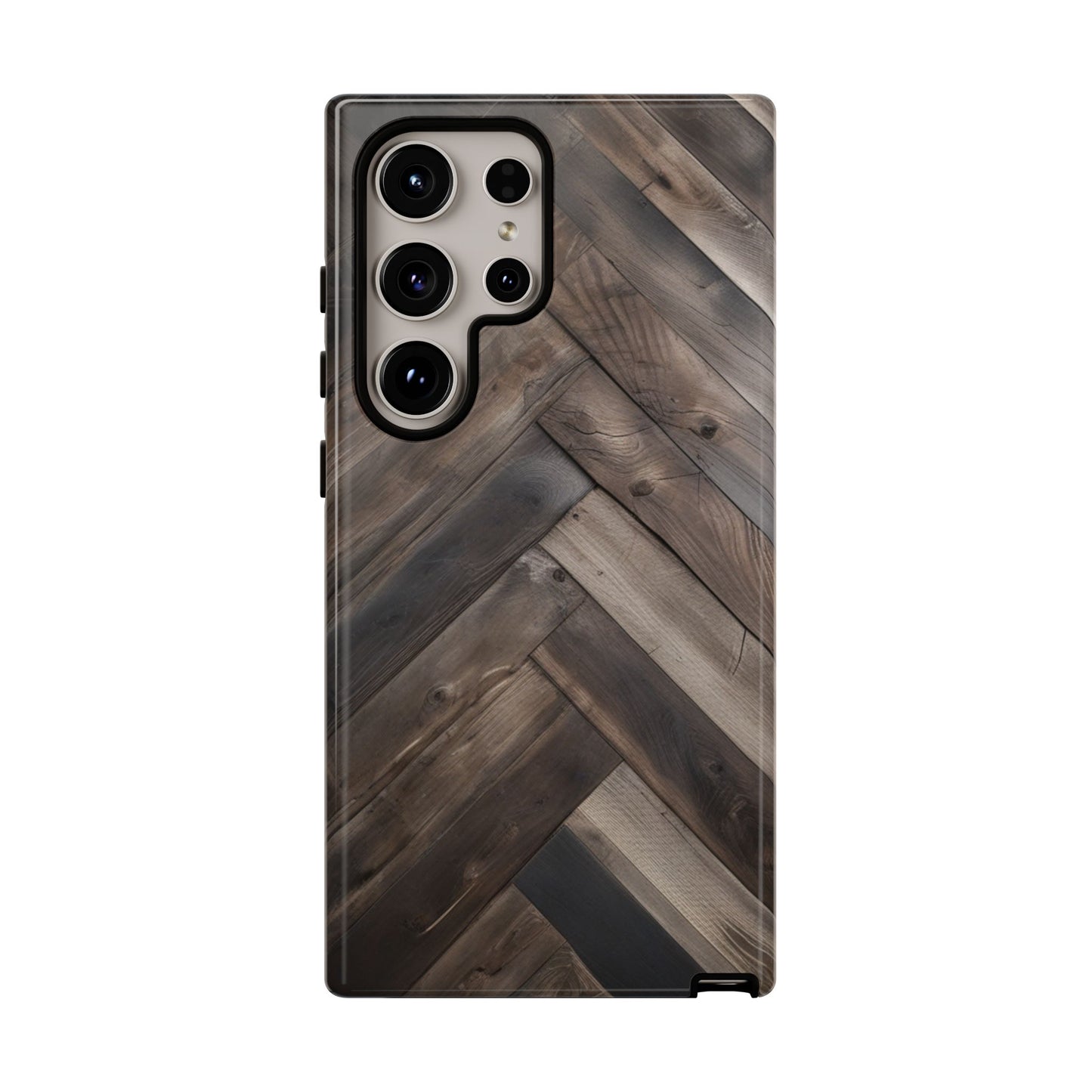 Herringbone Phone Case for Samsung Galaxy S25/S24/S23 - Tough and Stylish Protection