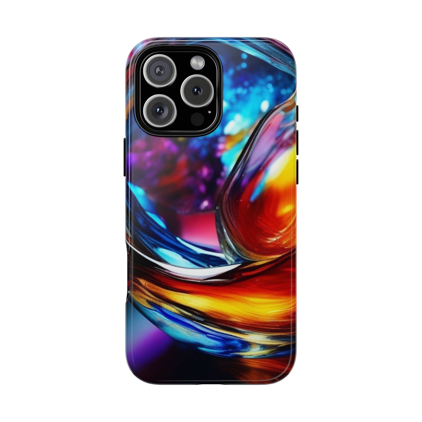 Vibrant Phone Case, Tough Cases for iPhone 17/16/15/14, Stylish Smartphone Cover, Colorful Mobile Accessories, Gift for Tech Lovers