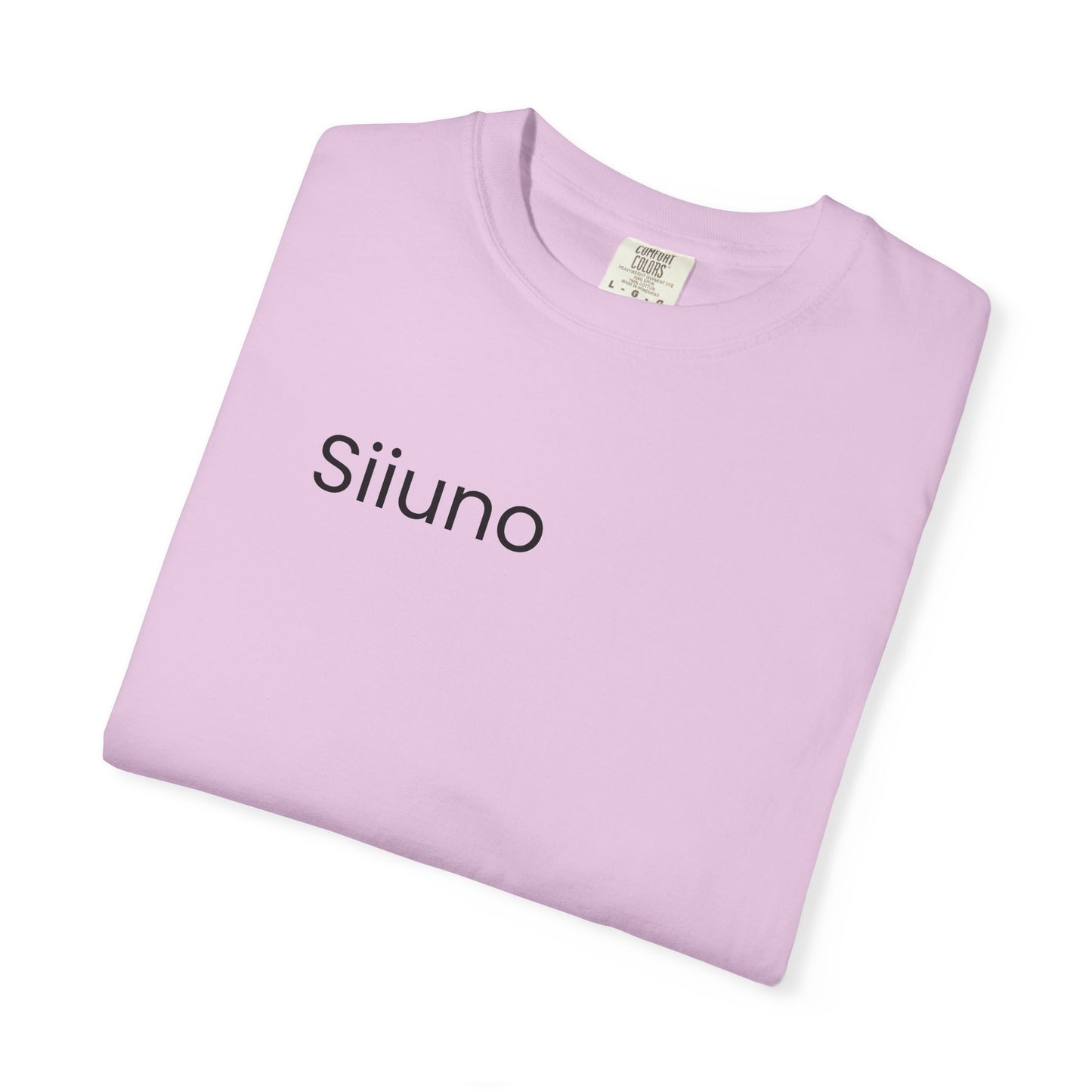 Siiuno Garment-Dyed T-shirt for Everyday Comfort, Unisex Tee for Casual Wear, Gift for Friends, Relaxed Style Tee, Versatile Summer Top