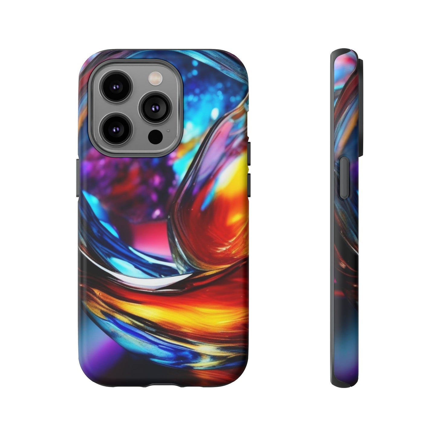 Vibrant Phone Case, Tough Cases for iPhone 17/16/15/14, Stylish Smartphone Cover, Colorful Mobile Accessories, Gift for Tech Lovers