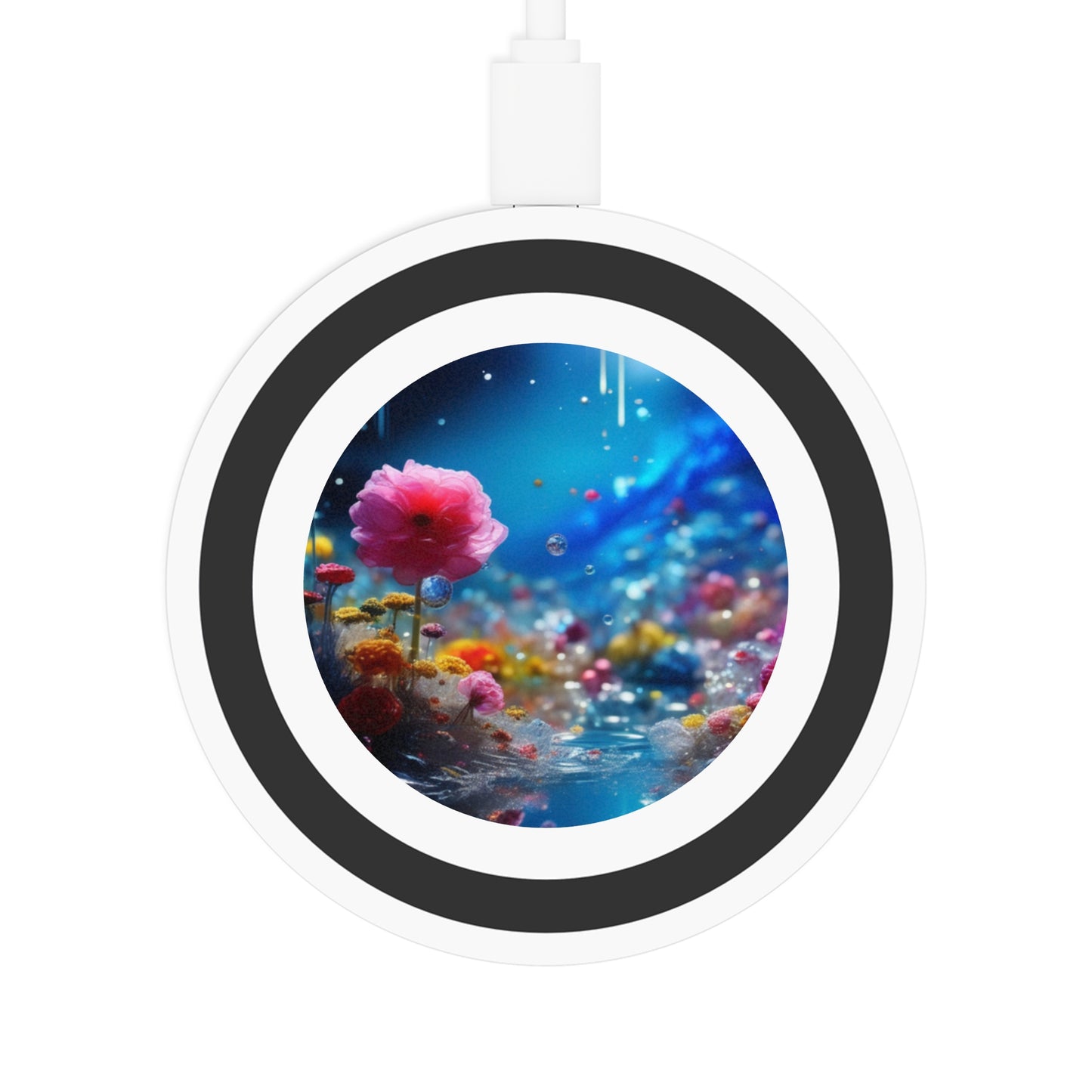 Floral Wireless Charging Pad — Quake Design