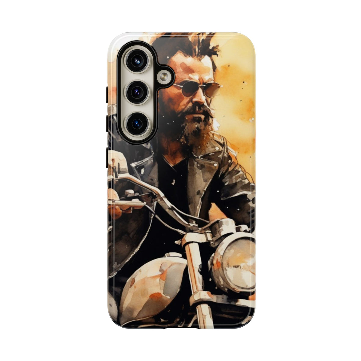 Tough Case Phone Case for Samsung Galaxy S25/S24 – Dual Layer, Matte/Glossy Finish, Wireless Charging Compatible