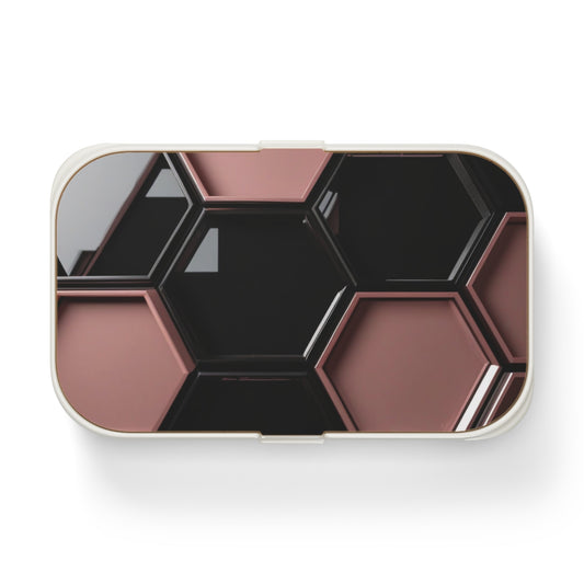 Stylish Bento Lunch Box, Modern Meal Prep Container, Eco-Friendly Lunch Storage, School Lunch Solution, Hexagon Design Box