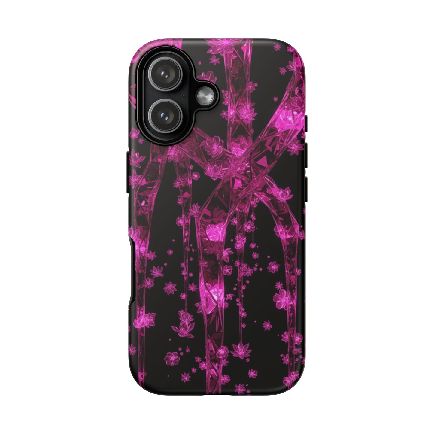 iPhone Tough Cases Phone Cases for iPhone 14\15\16\17– Dual Layer, Matte/Glossy Finish, Wireless Charging Compatible. Tough Cases — Pink Shockproof Phone Case