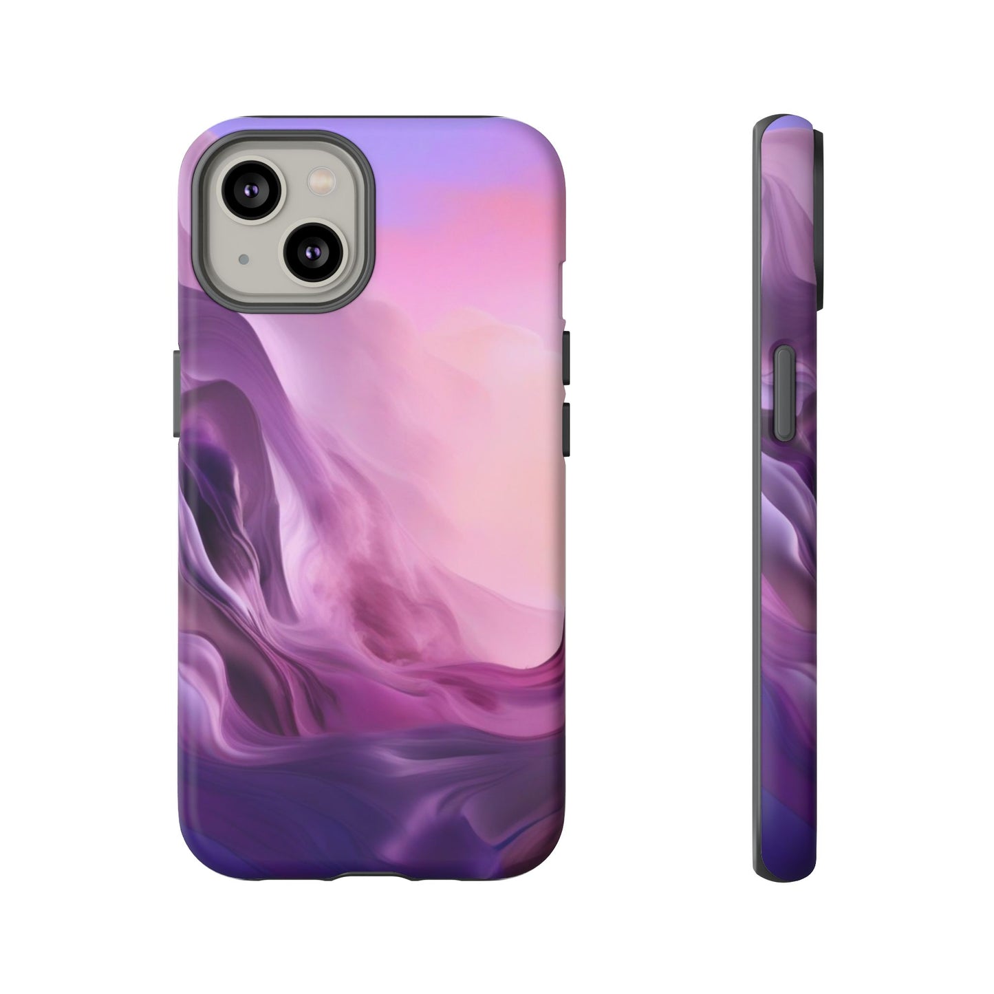 iPhone Tough Case Phone Case for iPhone 14\15\16 – Dual Layer, Matte/Glossy Finish, Wireless Charging Compatible