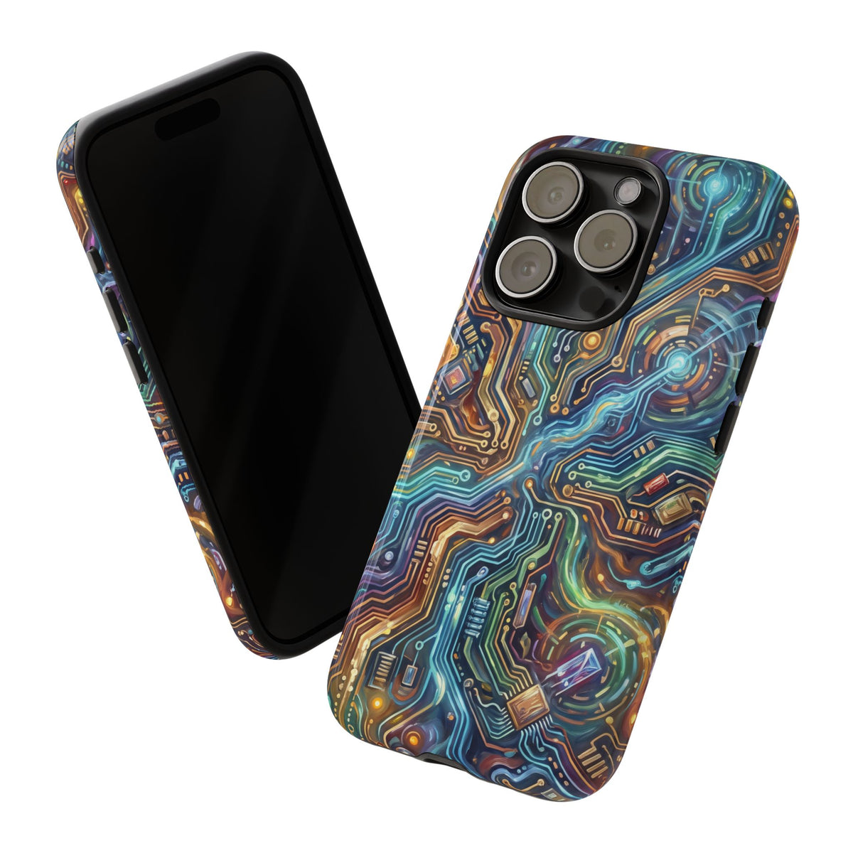 iPhone Tough Cases Phone Cases for iPhone 14\15\16\17\18 – Dual Layer, Matte/Glossy Finish, Wireless Charging Compatible.
