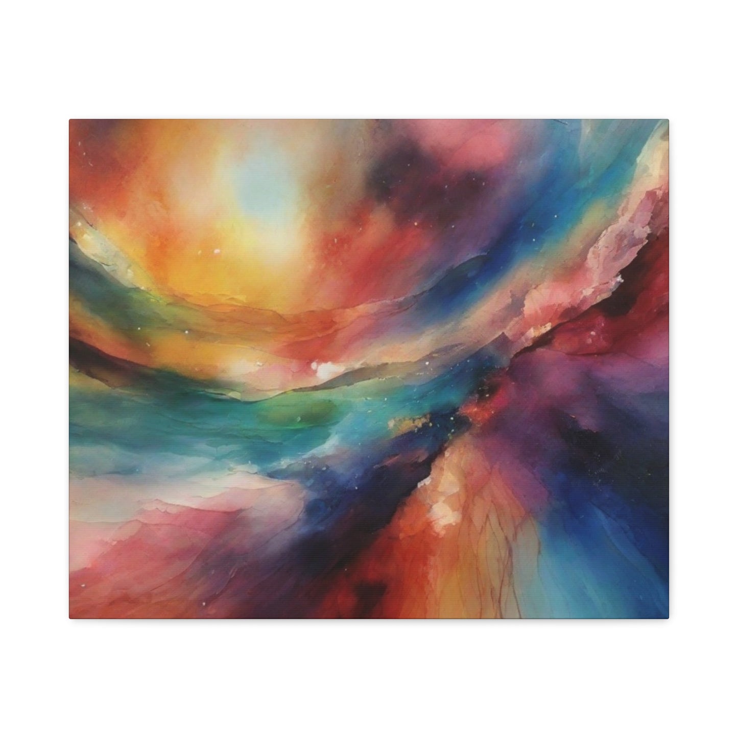 Abstract Art Canvas Print – Modern Wall Art, Space, Galaxy, Matte Canvas, Ready to Hang, Home & Office Décor, Modern Wall Décor