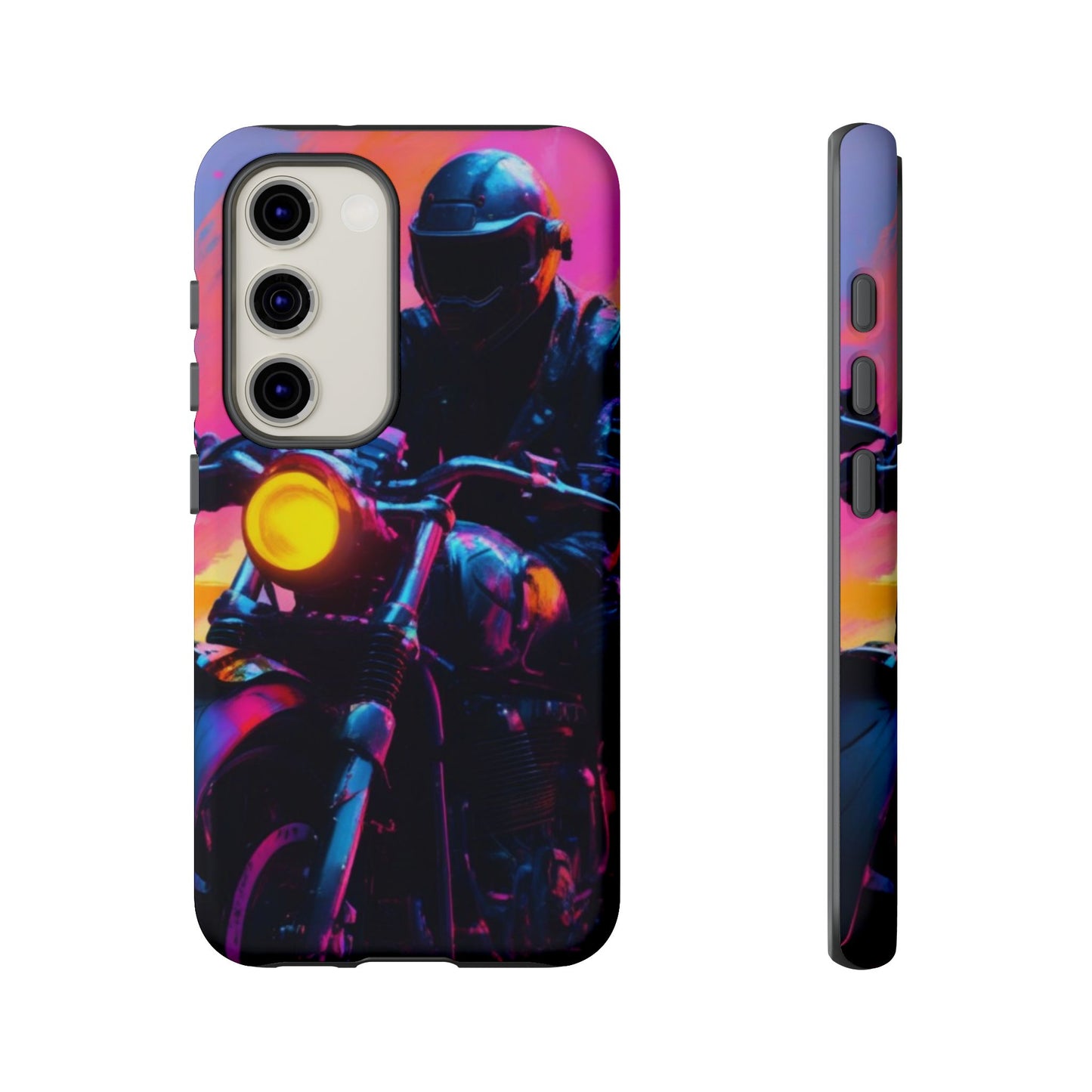 Tough Cases Phone Cases for Samsung Galaxy S25/S24/S23 – Dual Layer, Matte/Glossy Finish, Wireless Charging Compatible