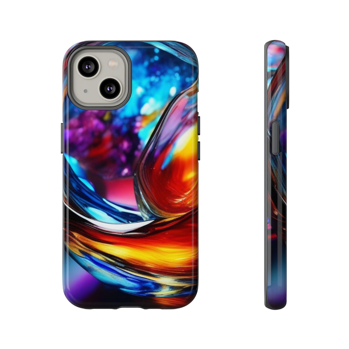 Vibrant Phone Case, Tough Cases for iPhone 17/16/15/14, Stylish Smartphone Cover, Colorful Mobile Accessories, Gift for Tech Lovers