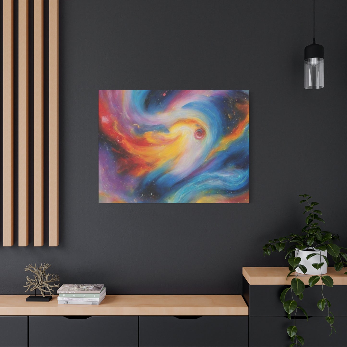 Abstract Art Canvas Print – Modern Wall Art, Digital Artwork, Matte Canvas, Ready to Hang, Home & Office Décor, Modern Wall Décor - Vibrant Stretched 1.25" Print