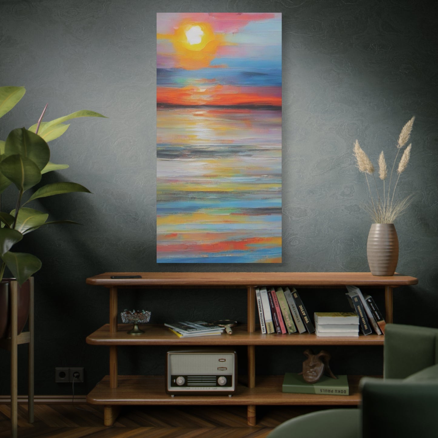 Abstract Art Canvas Print – Modern Wall Art, Digital Artwork, Matte Canvas, Ready to Hang, Home & Office Décor, Modern Wall Décor