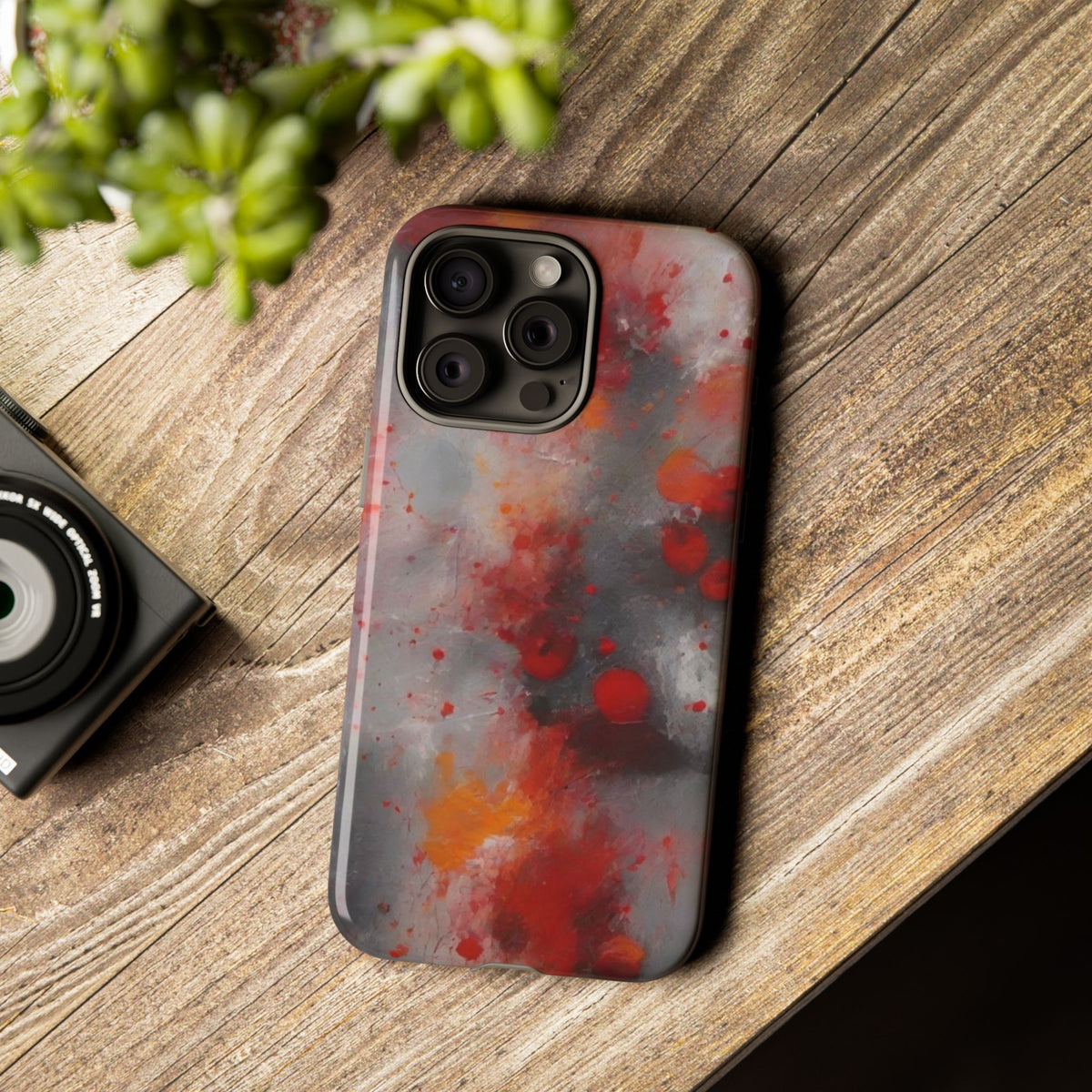 iPhone Tough Case Phone Case for iPhone 14\15\16\17 – Dual Layer, Matte/Glossy Finish, Wireless Charging Compatible
