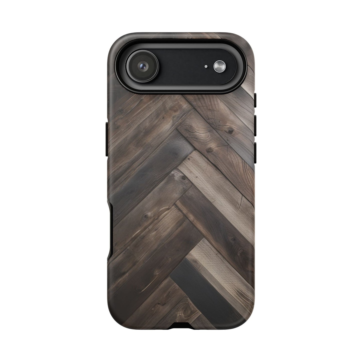 Durable Phone Case with Modern Wood Design for iPhone 17/16/15/14